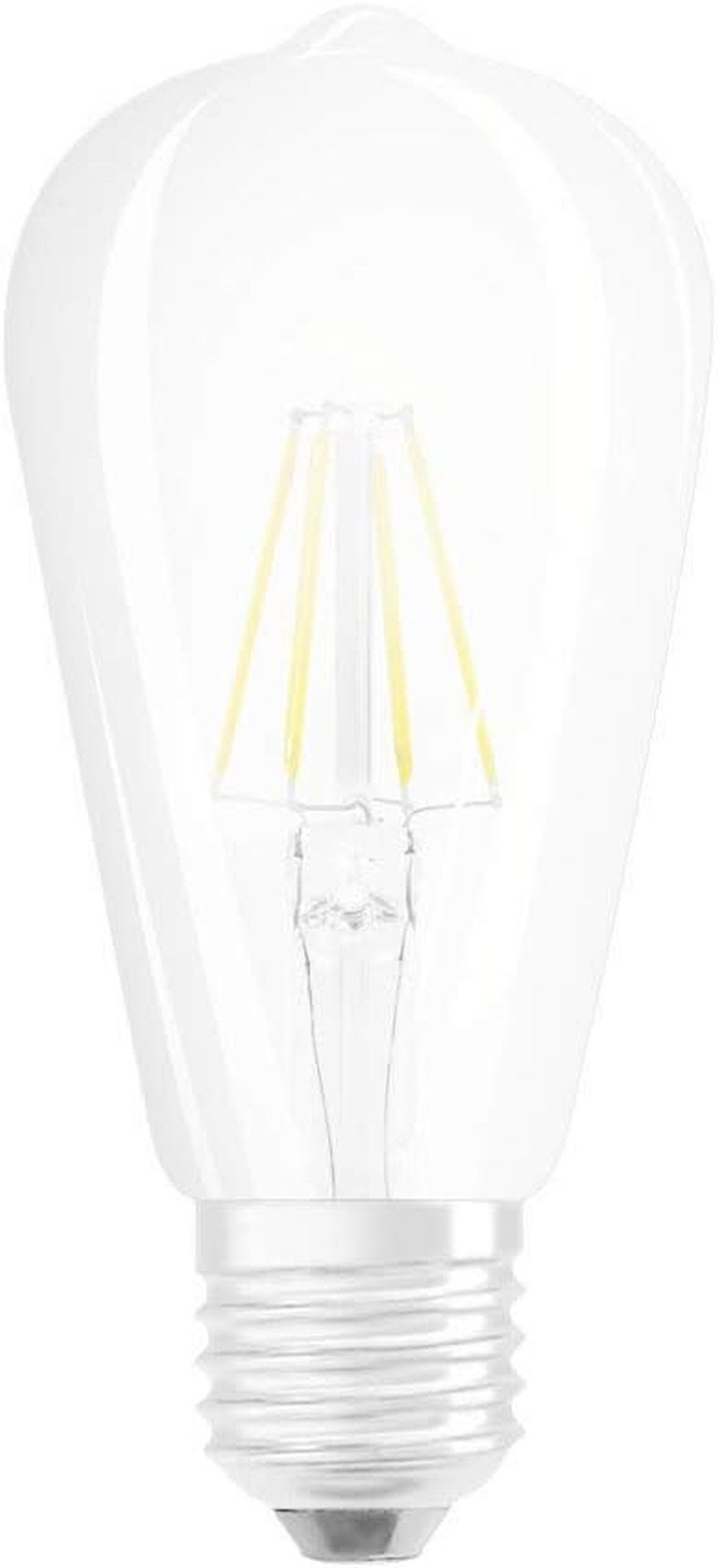 Osram LED-Leuchtmittel, 1 St., OSRAM Filament LED Lampe mit E27 Sockel, Edison Form, Warmweiss (2700K