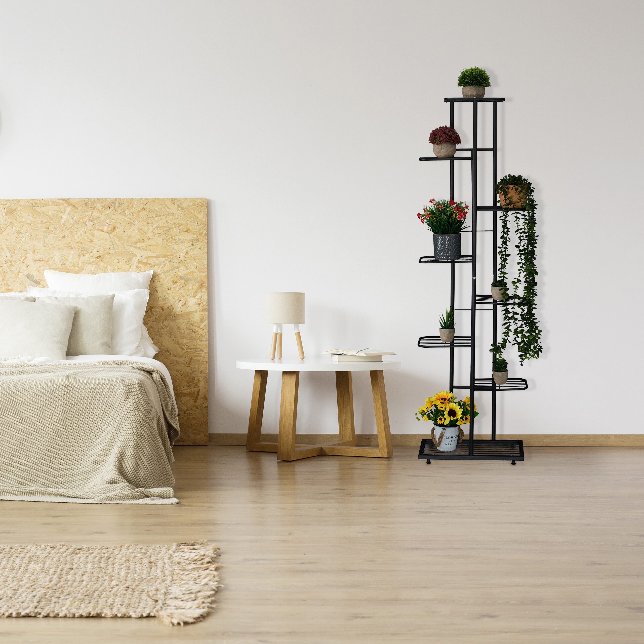 relaxdays Pflanzentreppe Blumenregal aus Metall mit günstig online kaufen