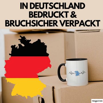 Trendation Tasse Bayern Tasse Geschenk Bayrische Liebe Geschenkidee München Herzschlag