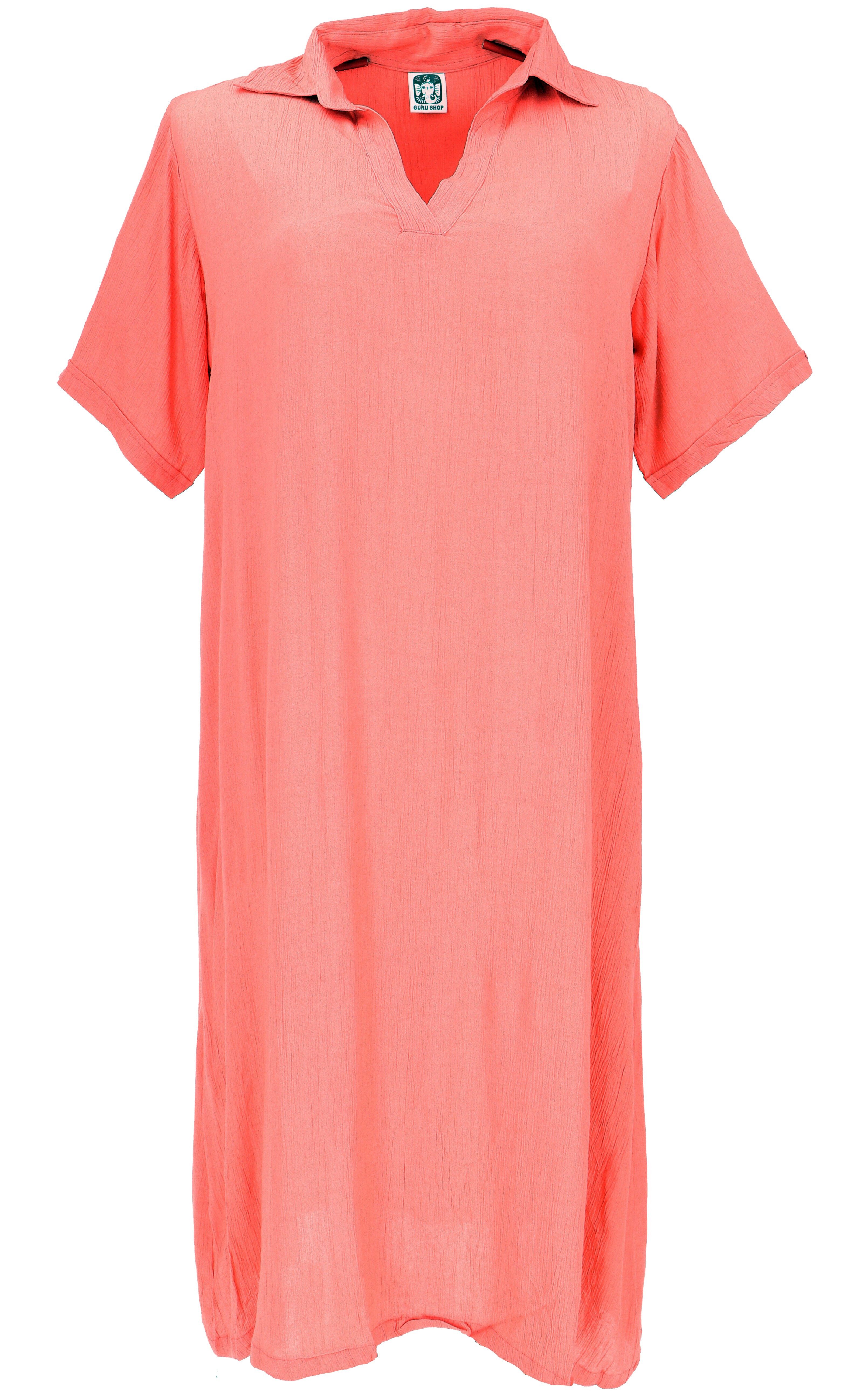 Guru-Shop Midikleid Luftiges Sommerkleid, Shirtkleid, Maxikleid günstig online kaufen