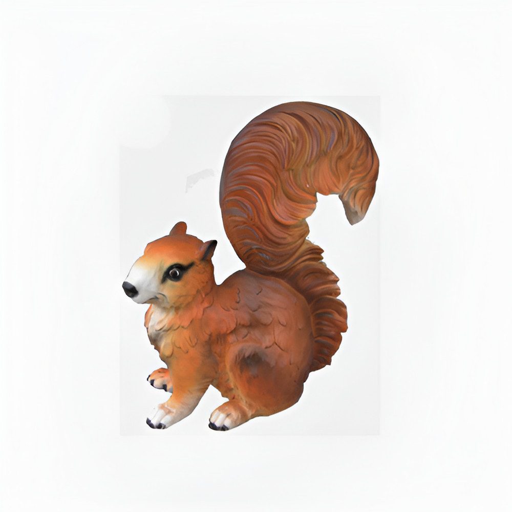 Xlmoebel Skulptur Eichhörnchen-Figur Gartenstatue Deko-Skulptur Dekoration Skulptur (Skulptur A273-38cm), Hergestellt in Europa