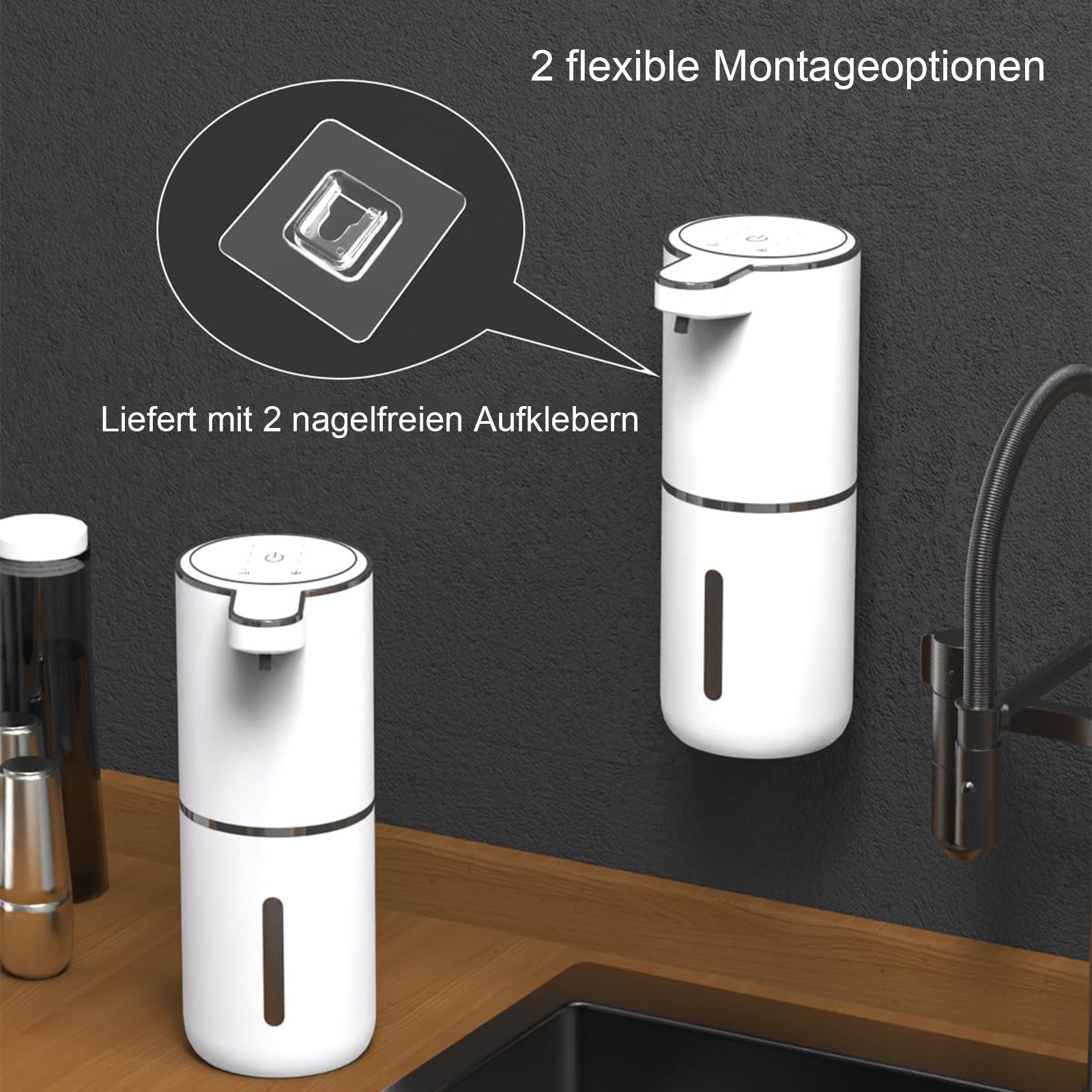 REDOM Seifenspender Spender für Flüssigseife Sensor Seifenpumpe Wandseifens günstig online kaufen