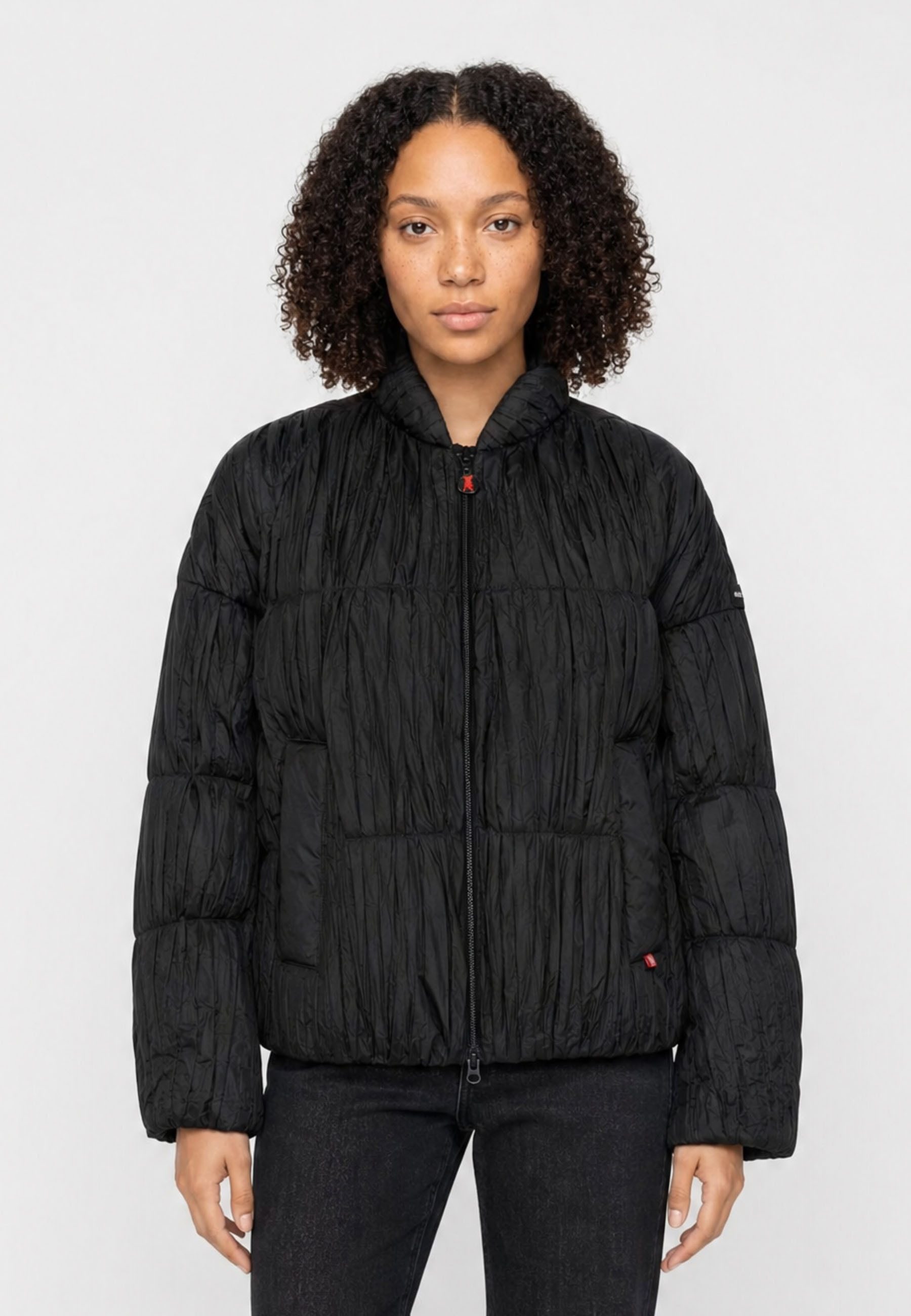 Frieda & Freddies Winterjacke Frieda & Freddies Steppjacke in Crinkle-Optik