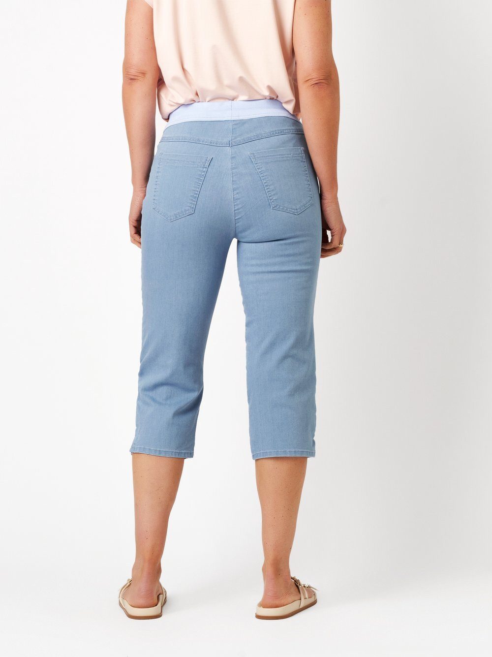 Relaxed by TONI Caprihose My Darling Capri mit Jerseybund