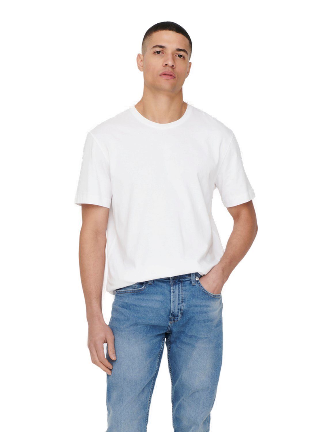 ONLY & SONS T-Shirt ONSMAX LIFE (1-tlg) aus Baumwolle