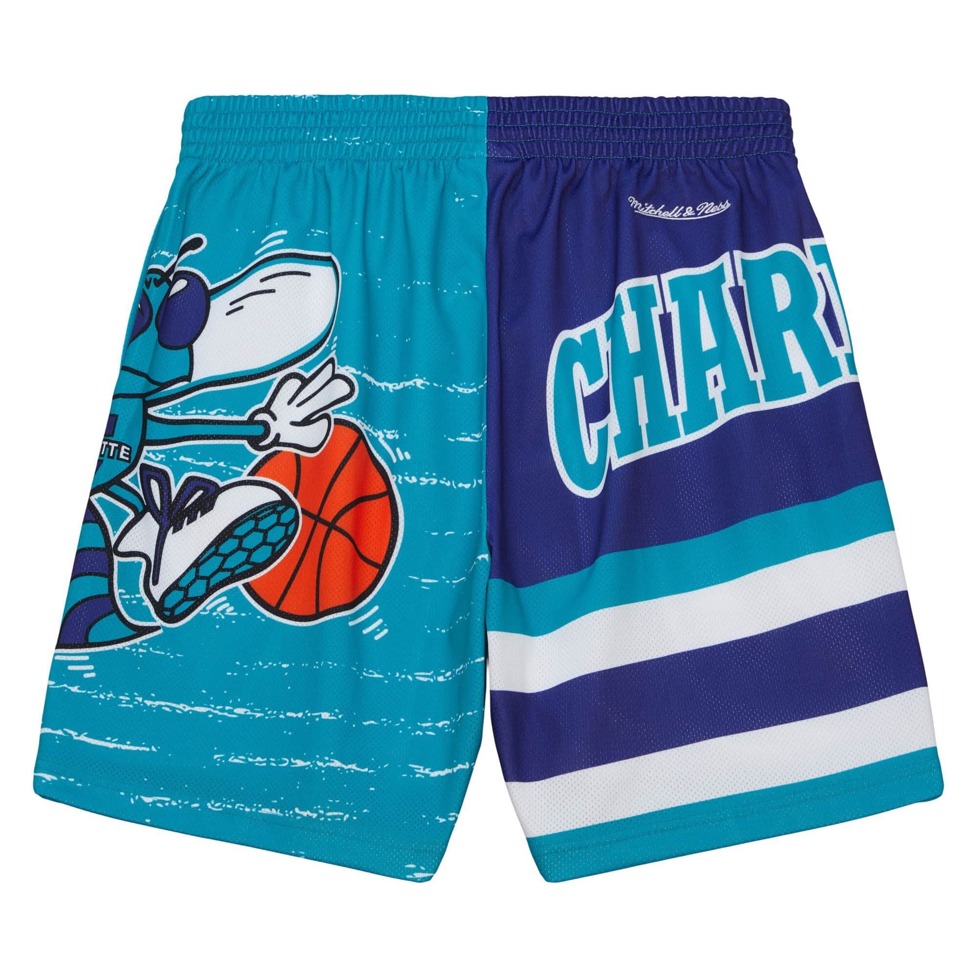 3.0 Ness Mitchell Hornets Shorts JUMBOTRON & Charlotte