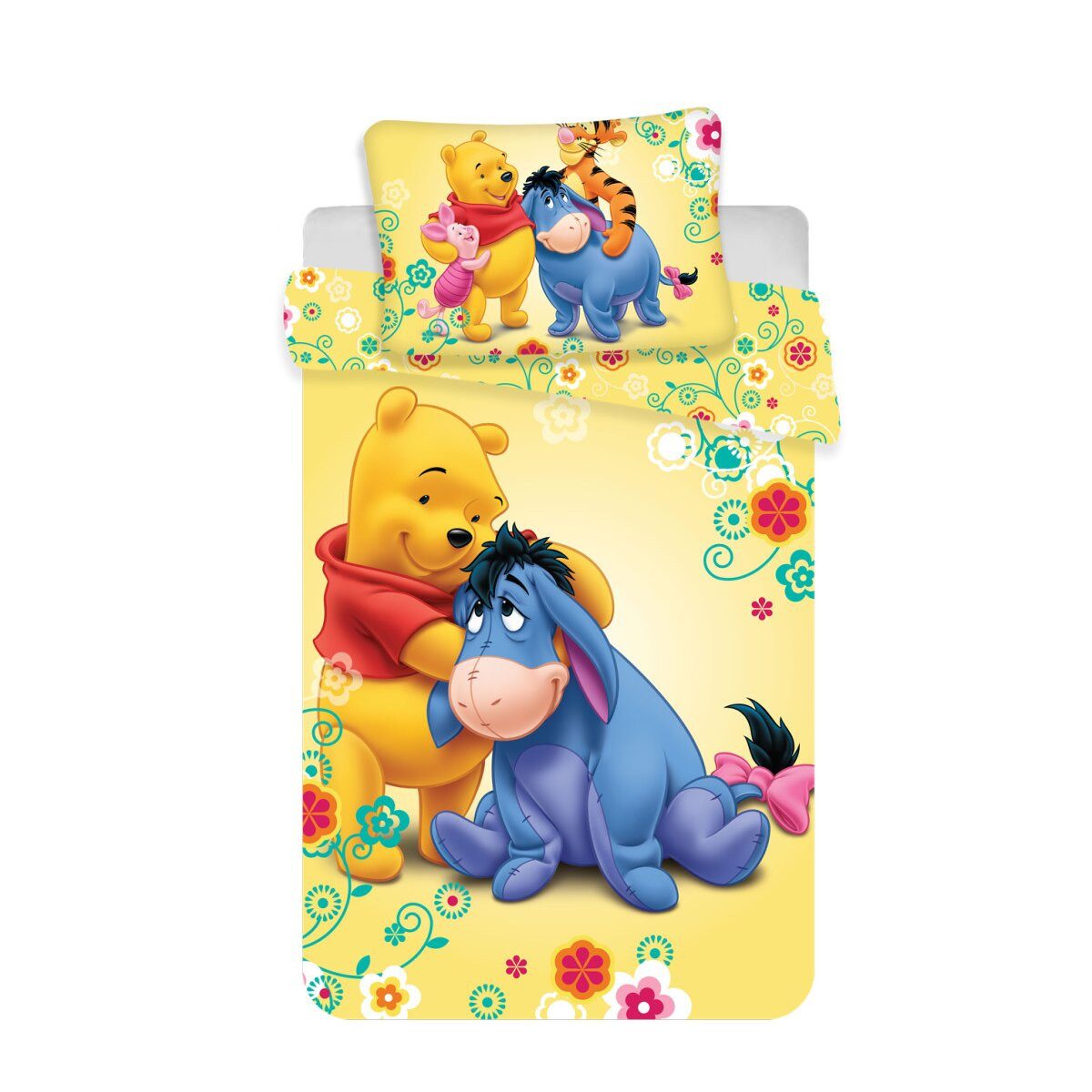 Disney Kinderbettwäsche Disney Winnie Puuh Eeyore Kinderbettwäsche 100x135