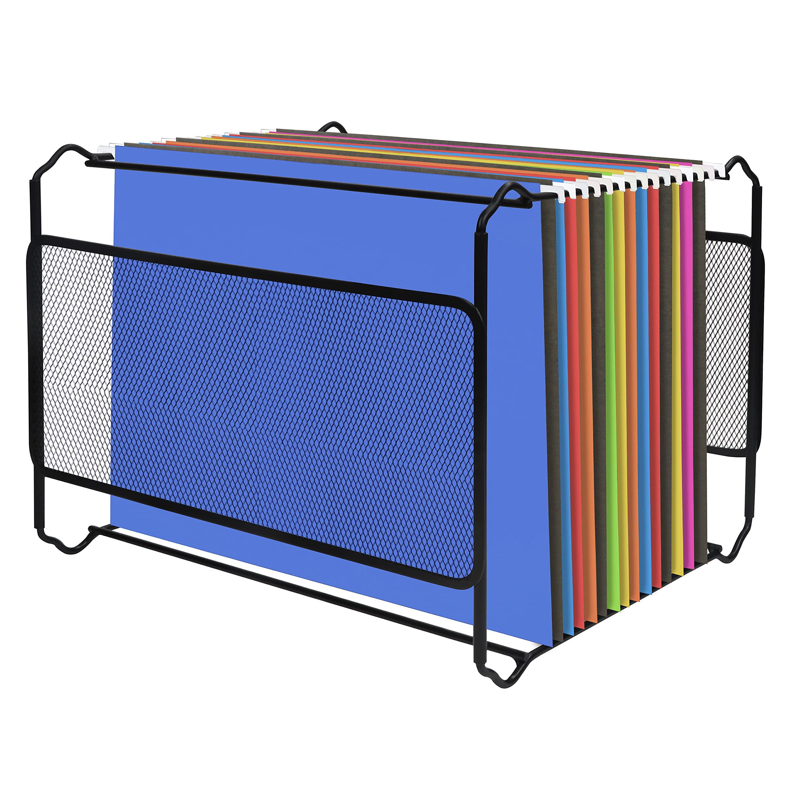 Organisationsmappe Black Metal Desk Organizer (33.5 x 25.5 x 28 cm)