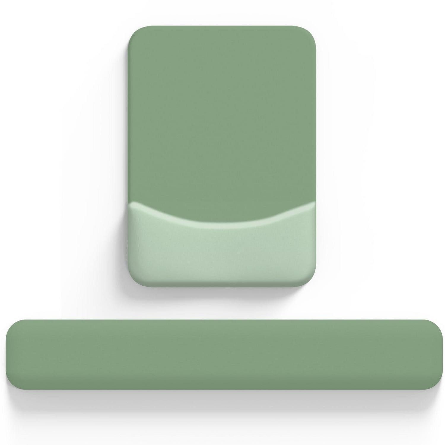 LuxusKollektion Mauspad Tastatur-Mauspad-Set Memory Foam Grün 4-tlg. (1-St)