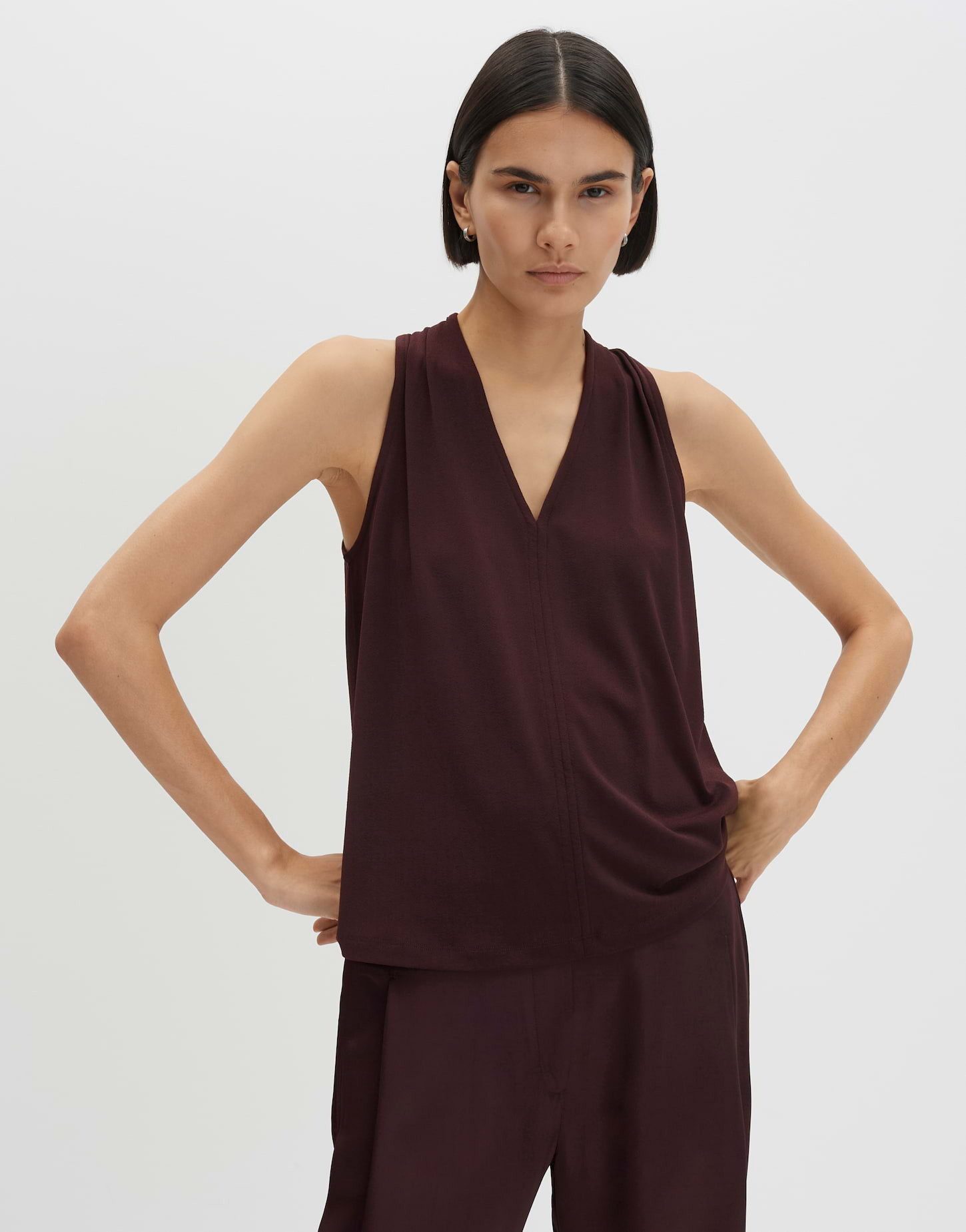 Shirttop Kediri aus Jersey mit Crinkle Struktur