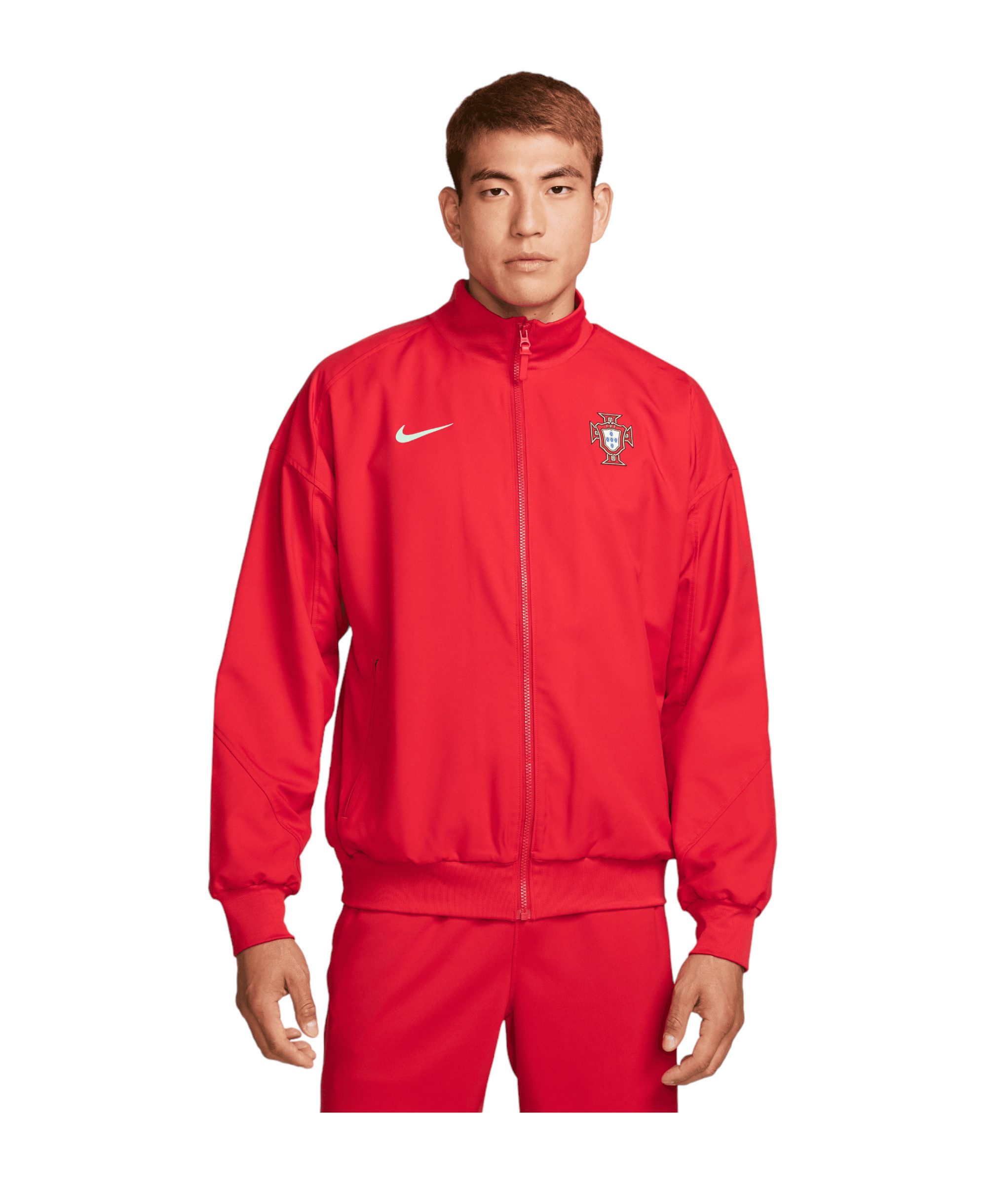 Nike Sweatjacke Nike Performance FPF Portugal Anthem Jacke EM 2024 Polyester