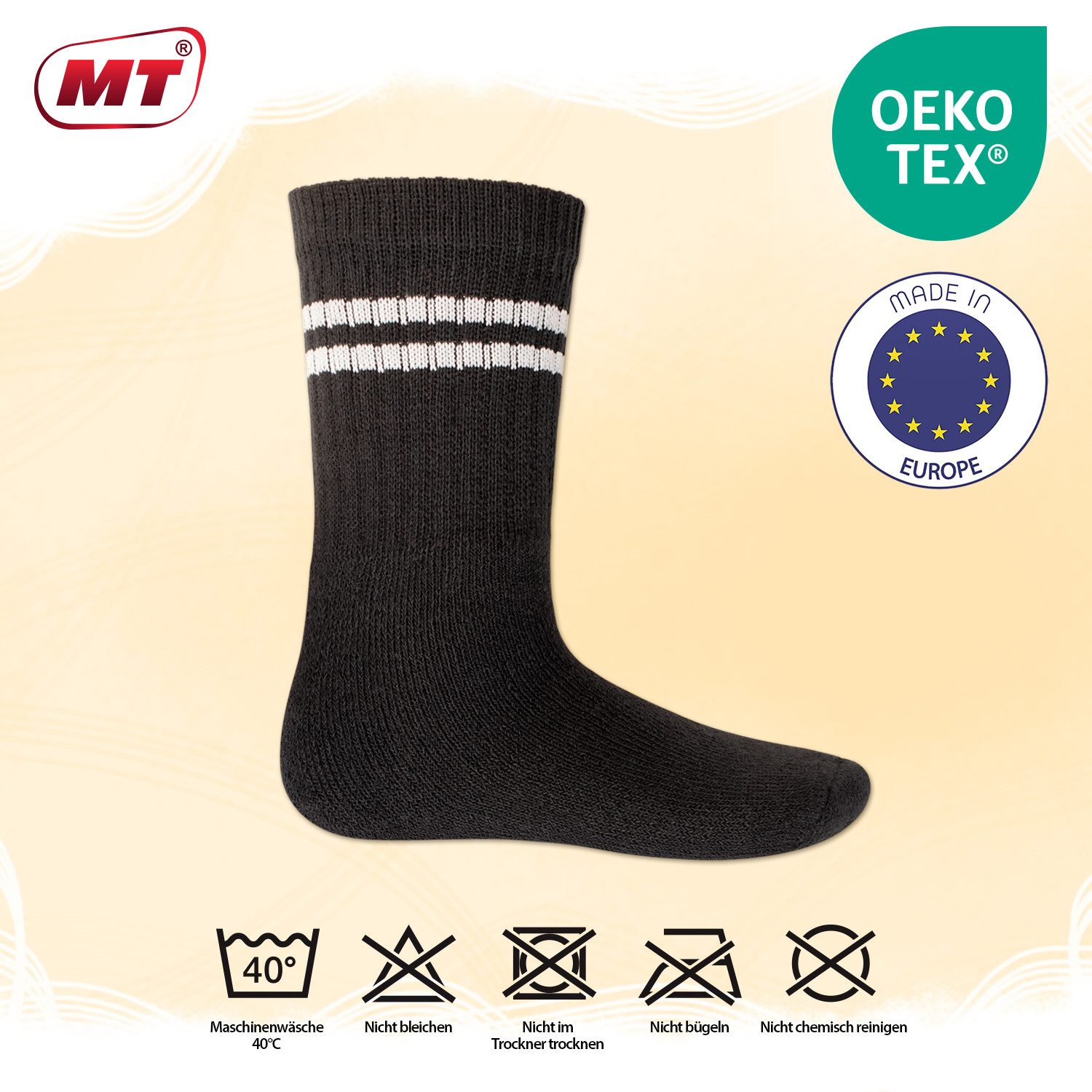 MT Tennissocken Kinder Freizeit Socken (5/10 Paar) Tennissocken Mädchen & Jungen (10-Paar) – Bild 3 von 5
