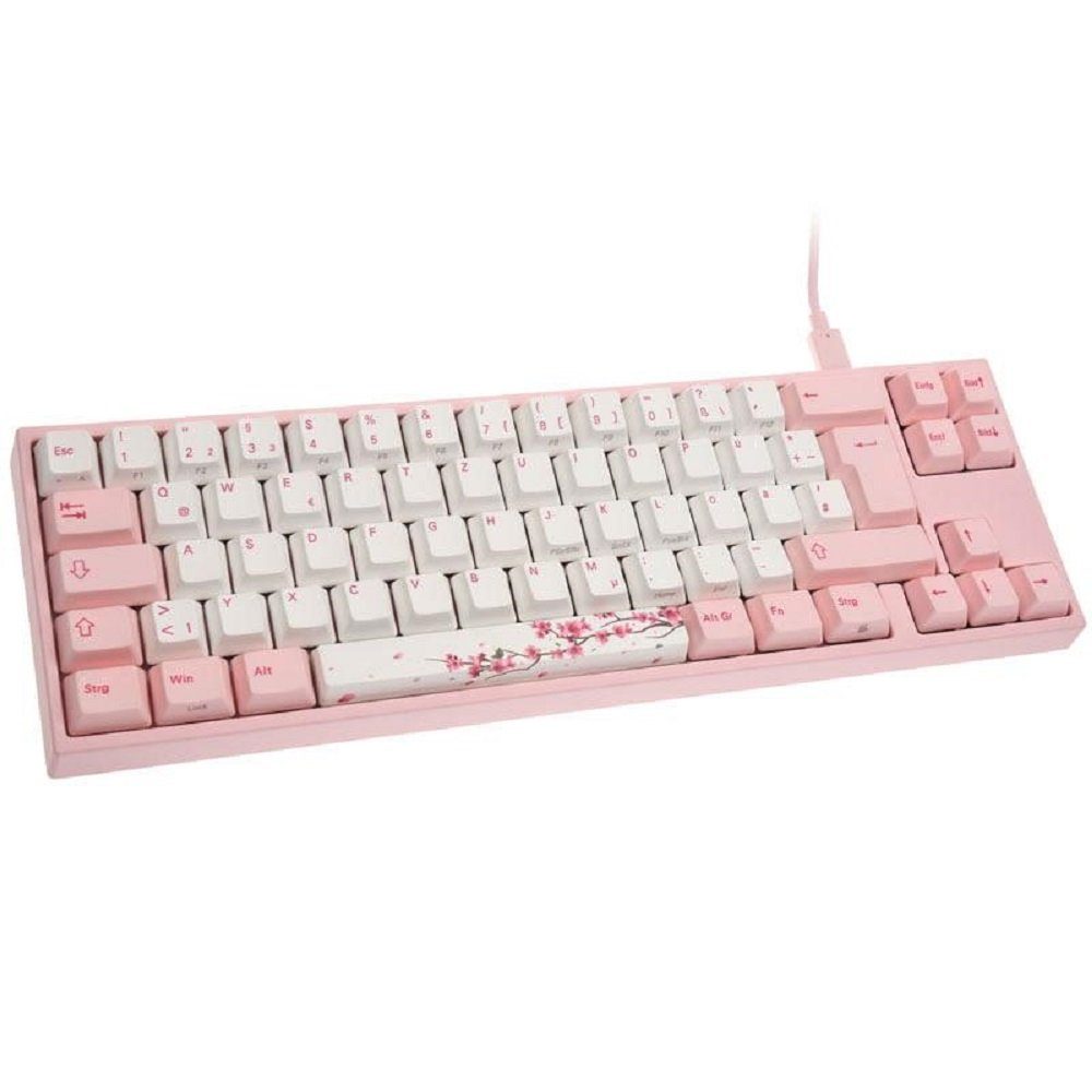 Ducky »Miya Pro Sakura Edition TKL« GamingTastatur (MXBlue