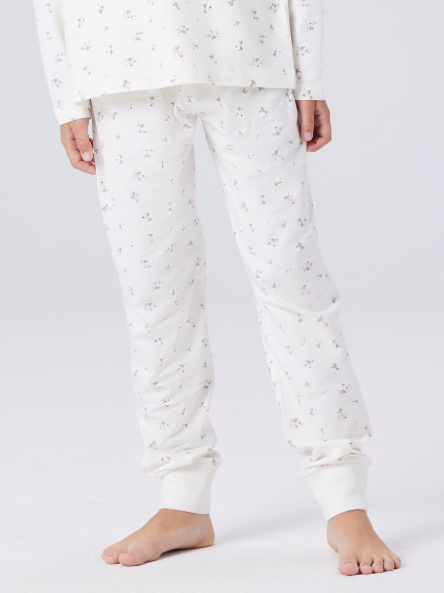 Name It Schlafanzug NKFNIGHTSET JET STREAM FLOWER (Set, 2 tlg., Oberteil und Hose) Geschenkidee