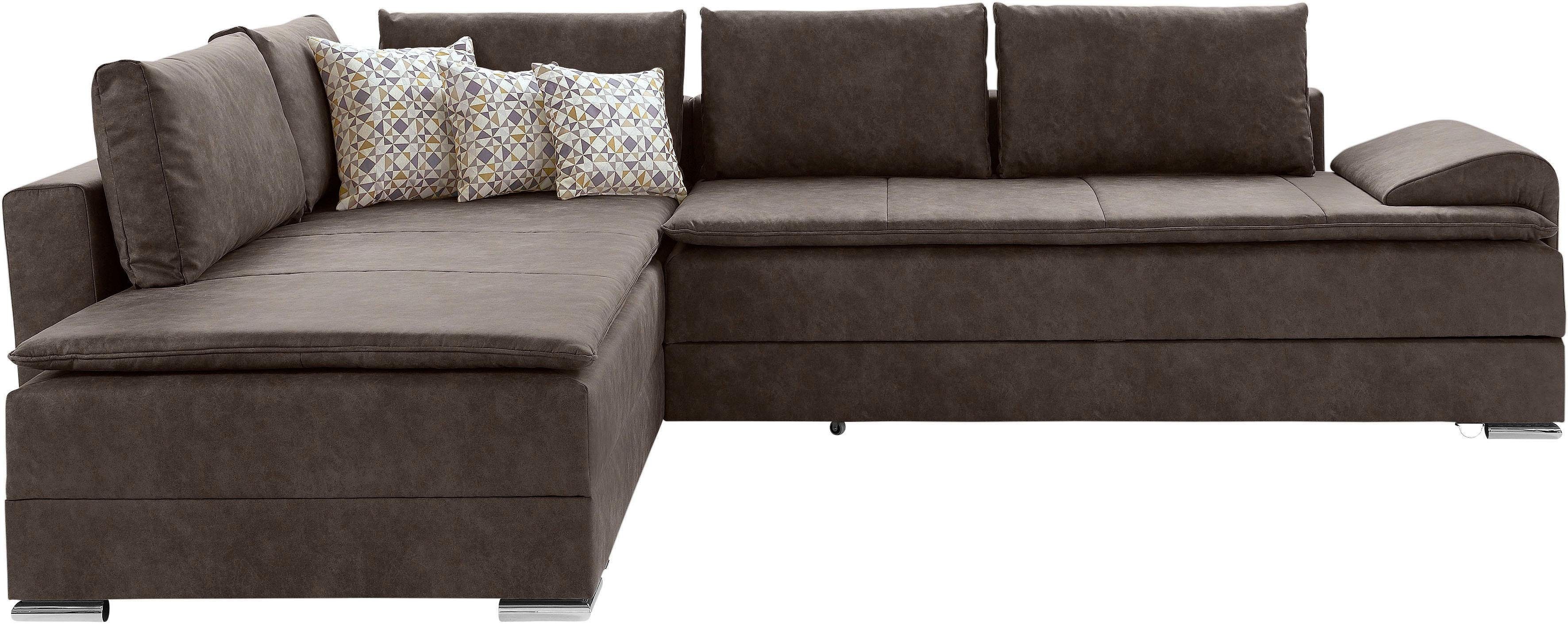 INOSIGN Ecksofa "Night & Day L-Form, B: 324 cm", mit Bettfunktion, Bettkast günstig online kaufen