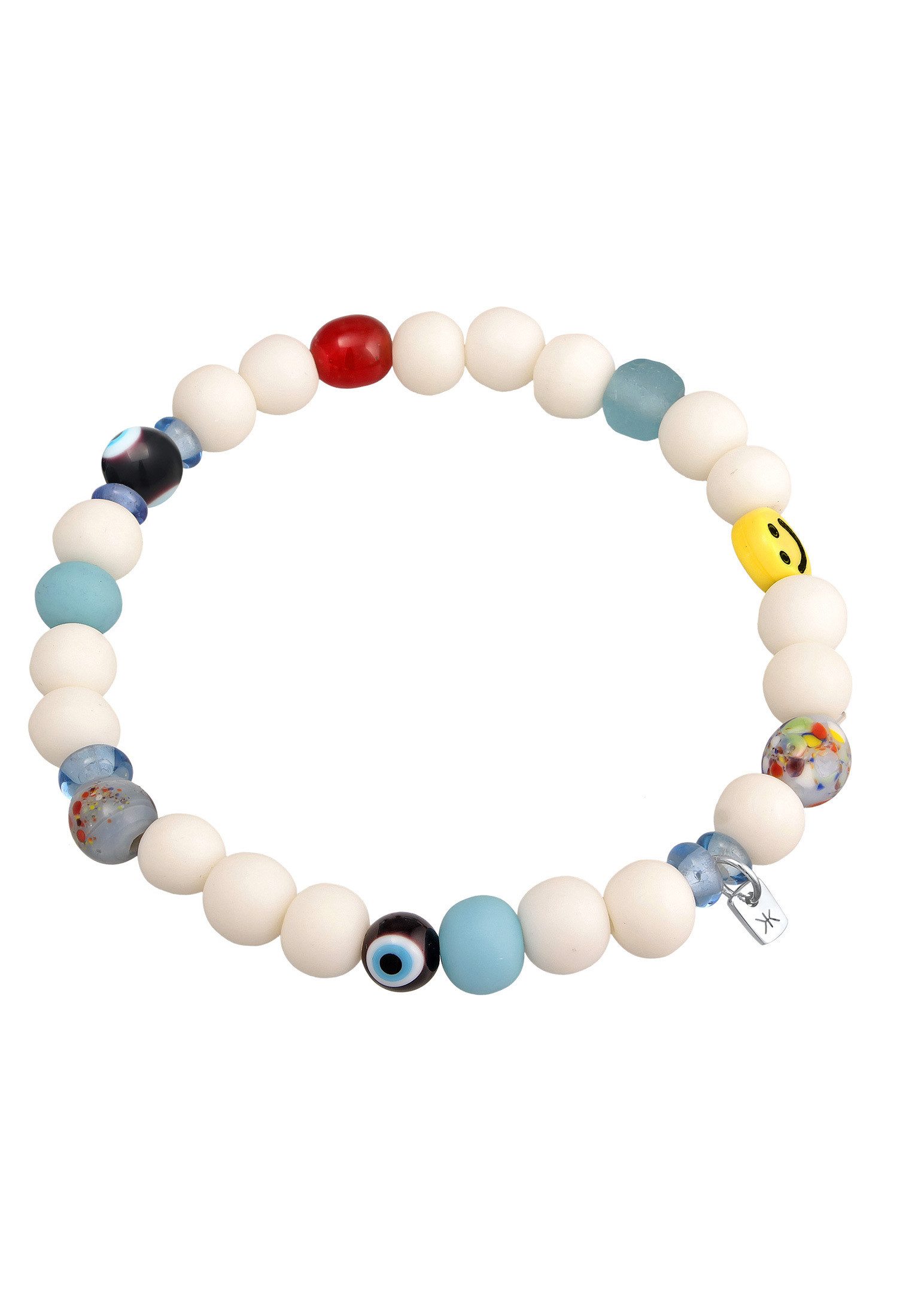 Kuzzoi Bead-Armband-Set Smiling Bead Glas Harz günstig online kaufen