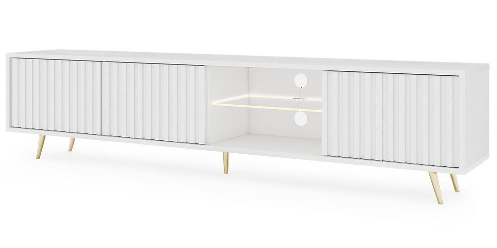 Selsey TV-Schrank BELLO mit goldenen Füßen, günstig online kaufen