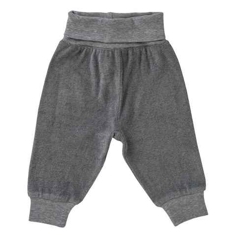 People Wear Organic Schlupfhose,Frottee Babyhose, grau, 100% Baumwolle (bio) Bio Baumwolle