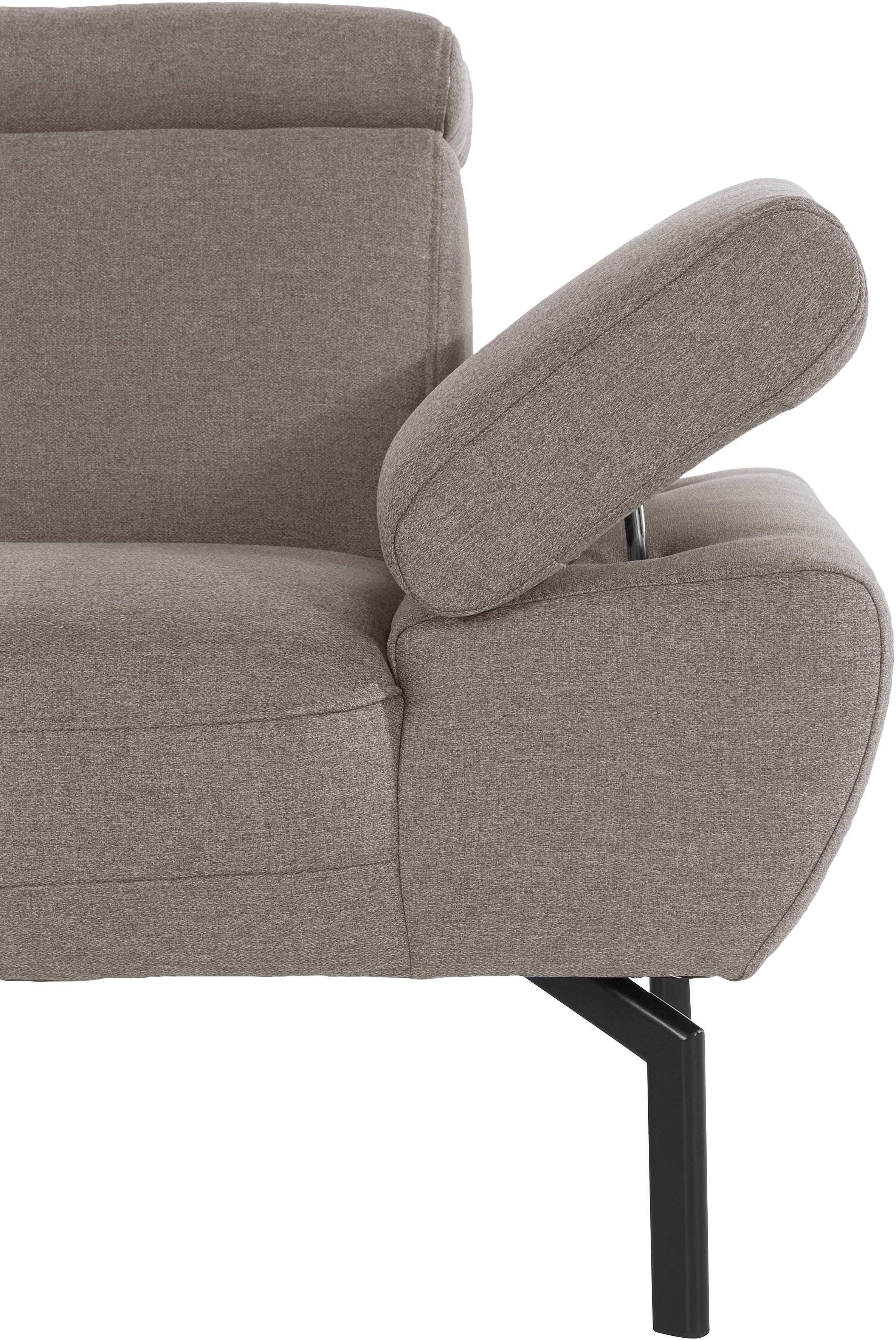 Trapino wahlweise of Lederoptik Places in mit Luxus, Rückenverstellung, Luxus-Microfaser Style 2-Sitzer