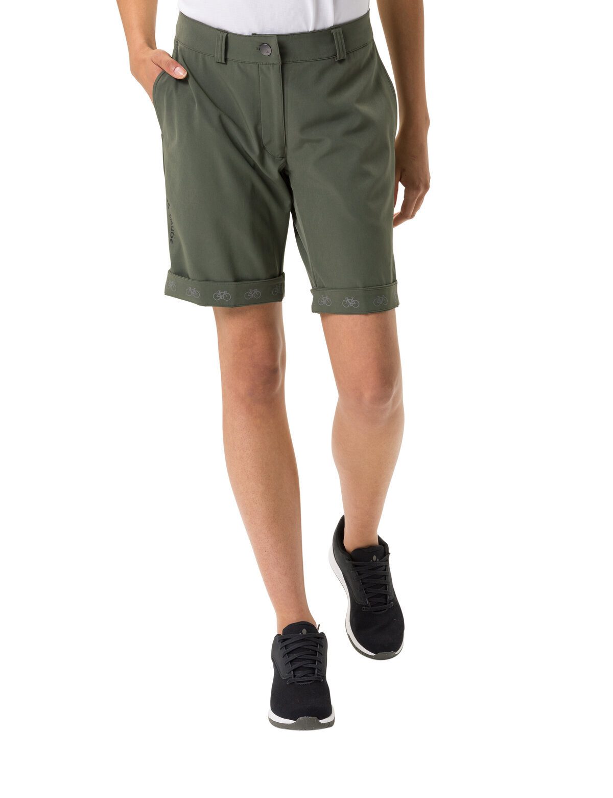 VAUDE Funktionshose Women's Cyclist Shorts (1-tlg) atmungsaktive und schnelltrocknende Radhose