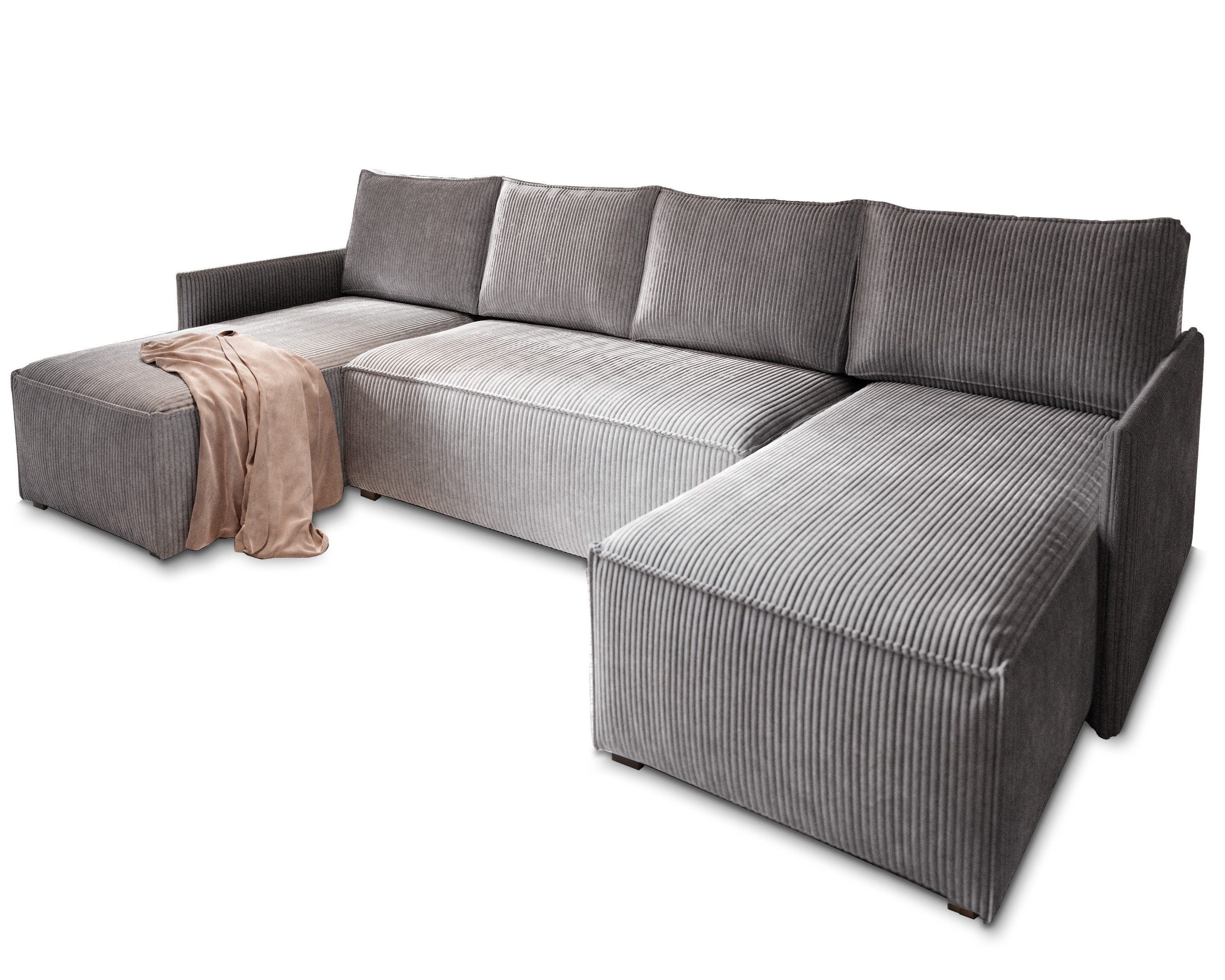 Masseno Ecksofa TRES mit Schlaffunktion U-Form, günstig online kaufen