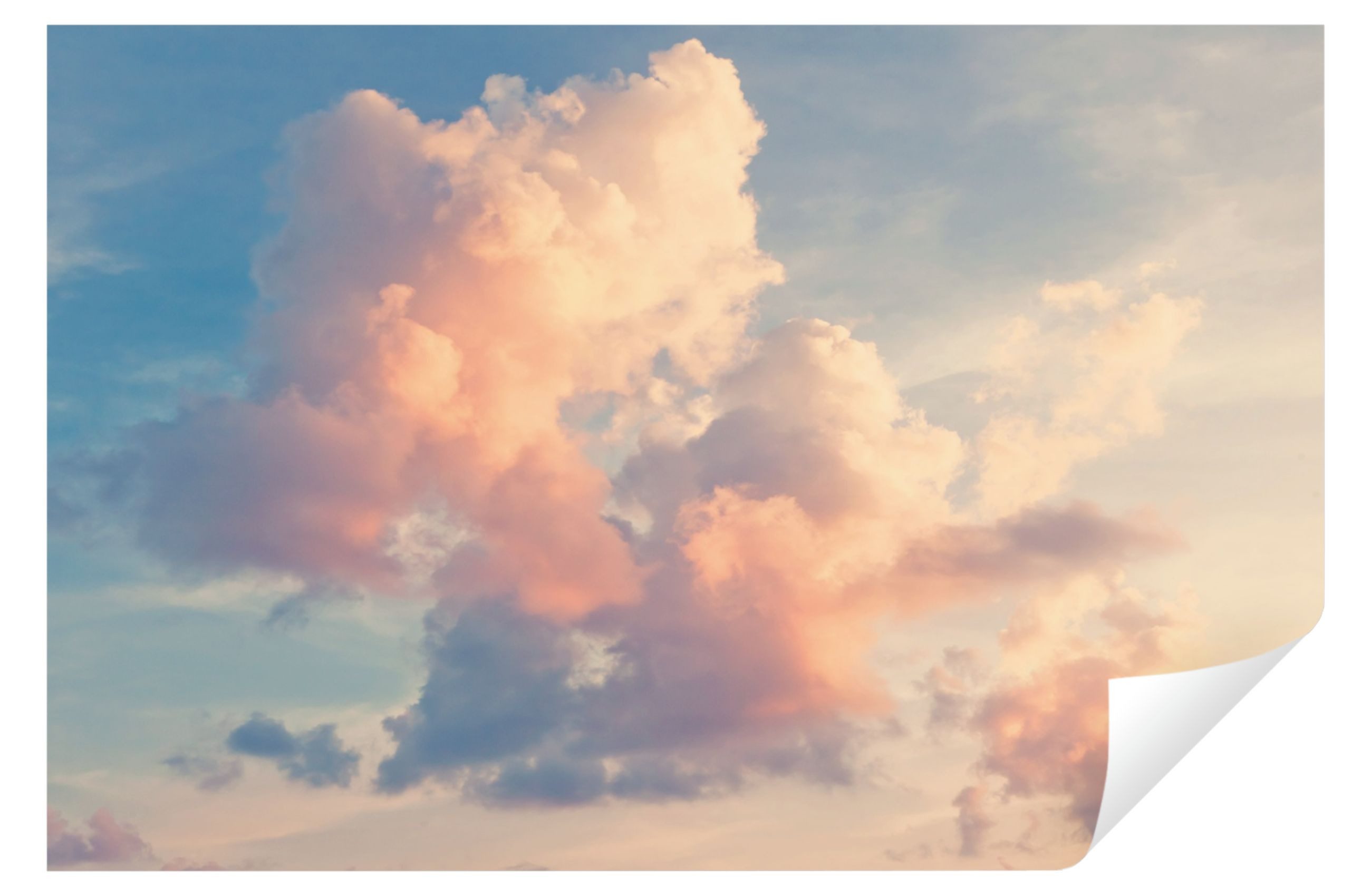 Wallarena Fototapete Kinderzimmer Mädchen Wolken Himmel Vlies Tapete Vliest günstig online kaufen