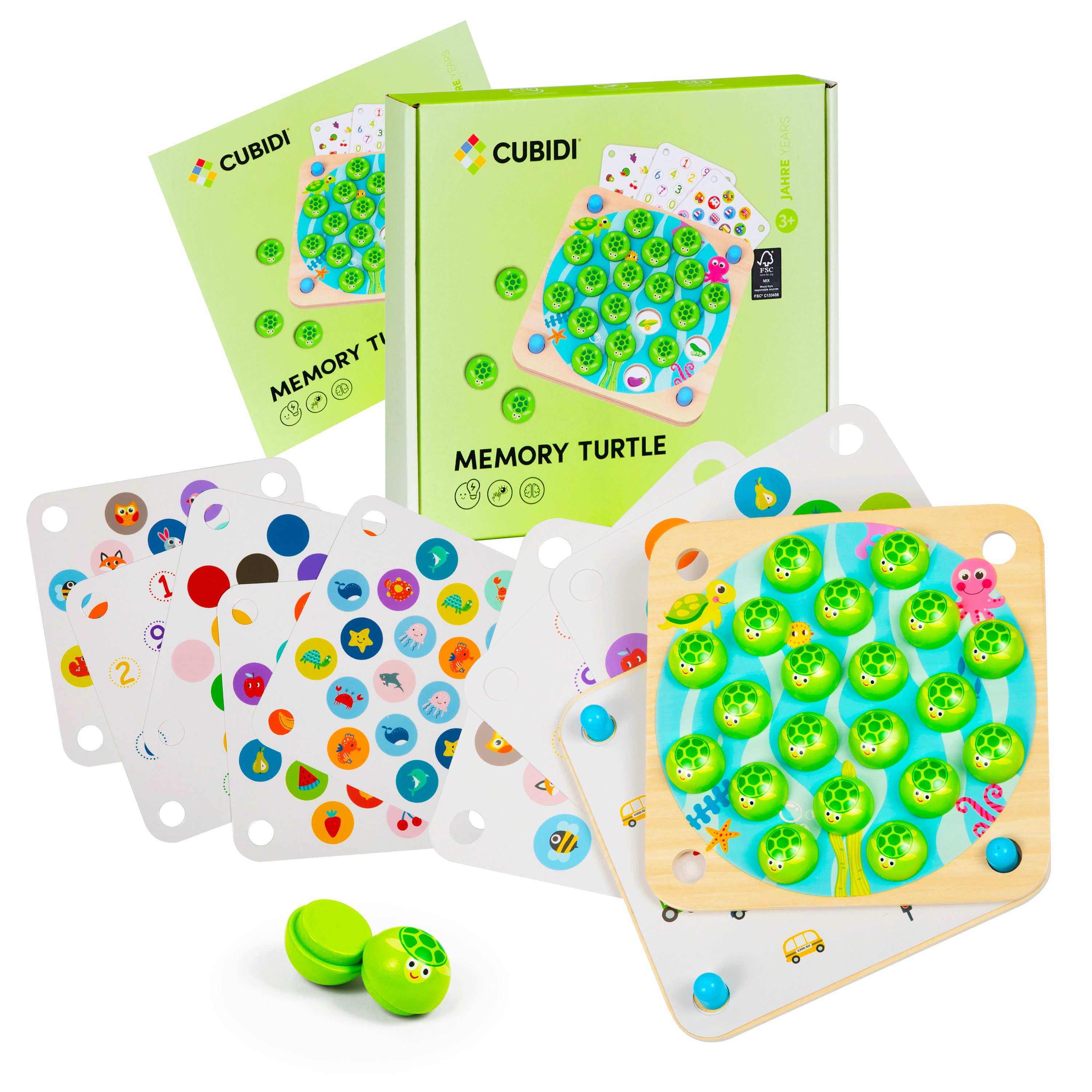 Cubidi Lernspielzeug Memory für Kleinkinder⎥ Montessori günstig online kaufen