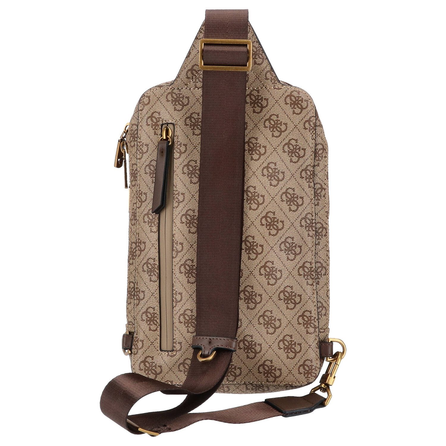 Guess Umhängetasche GUESS Crossover Milano Beige/Brown (1, 1-tlg., 1)