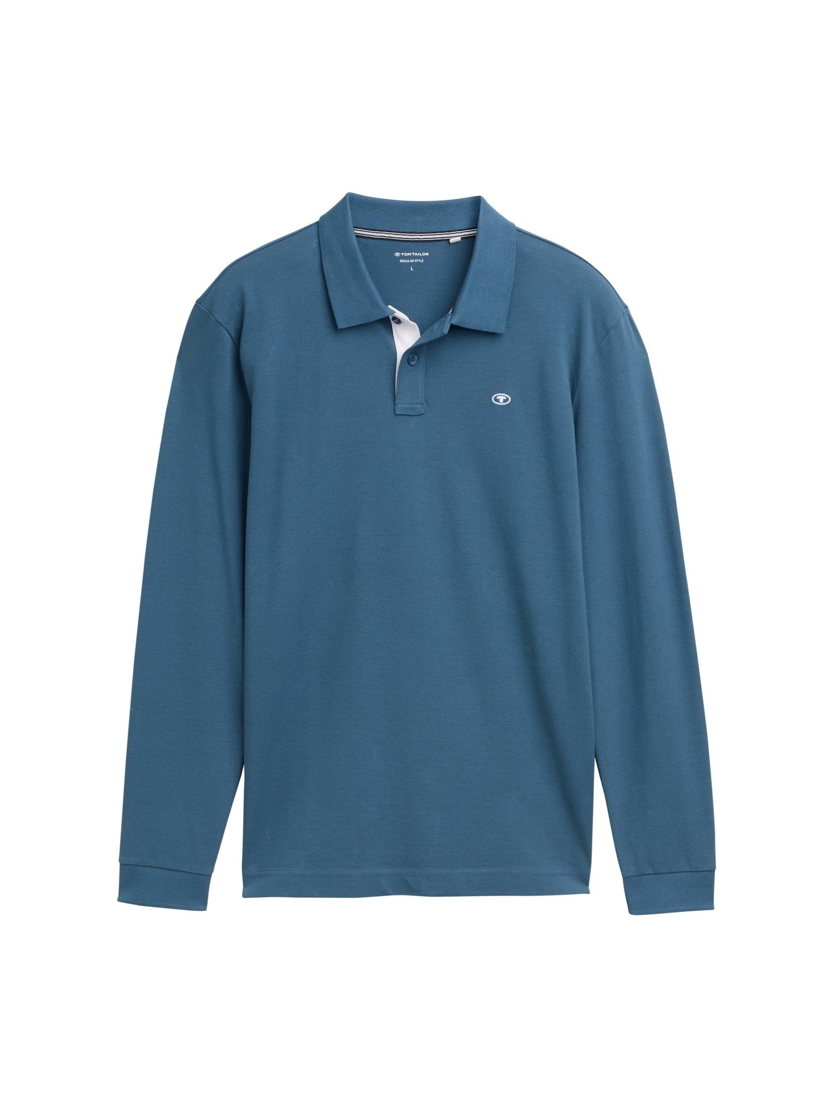 TOM TAILOR Langarm-Poloshirt Longsleeve Piqué Poloshirt günstig online kaufen