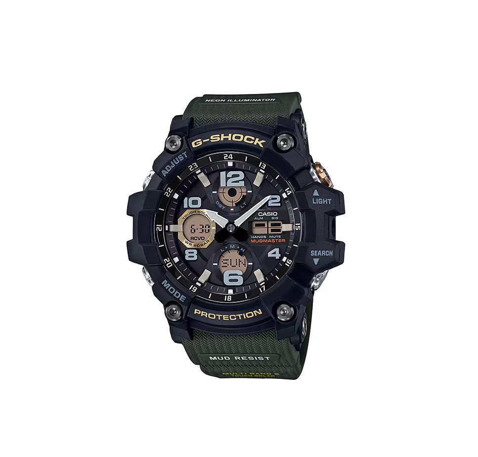 CASIO G-SHOCK Solaruhr Herrenuhr G-Shock MASTER OF G MUDMASTER Funk-Solar