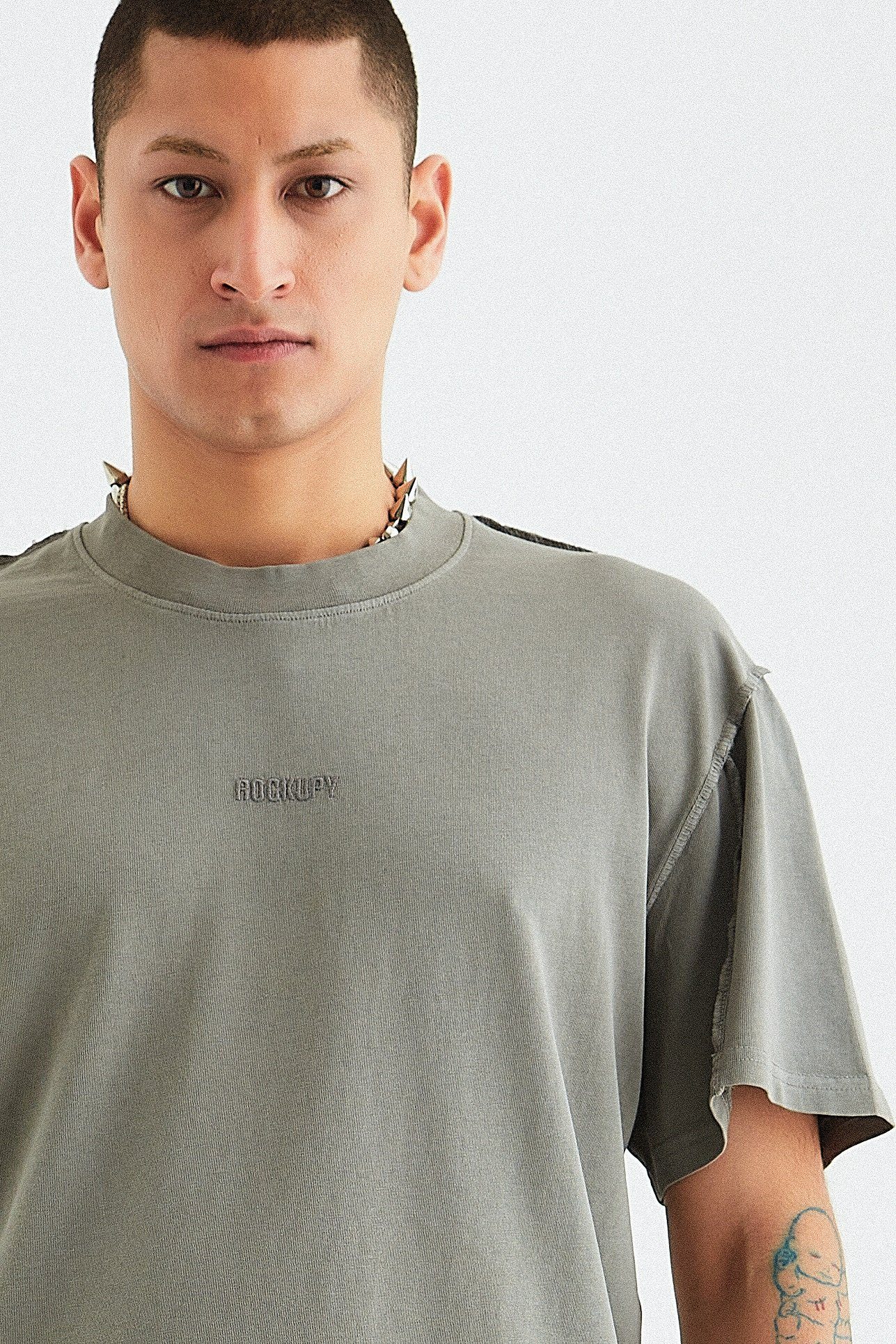 Rockupy T-Shirt für Herren in Grau "Lukas"