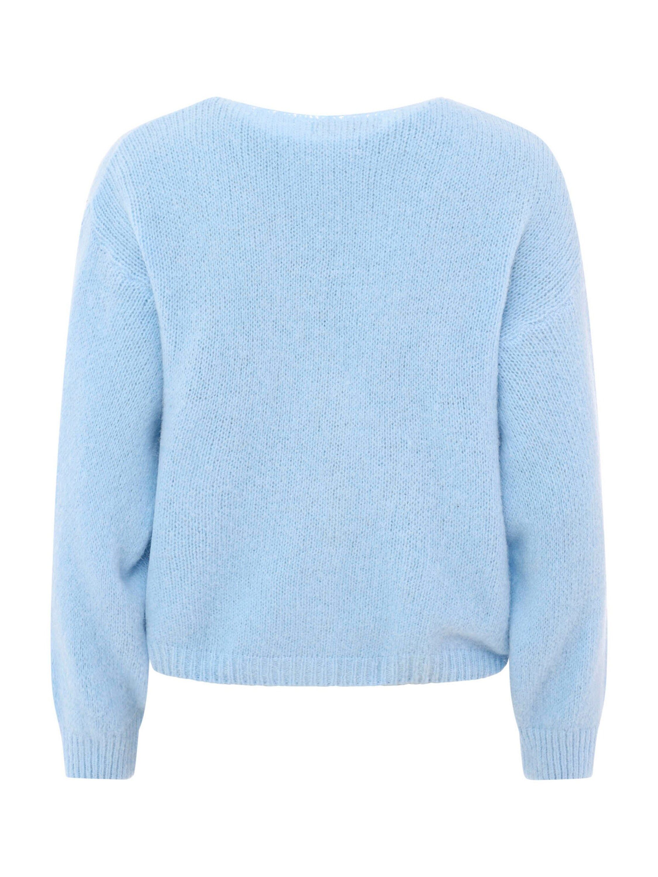 Zwillingsherz Strickjacke (1-tlg) Plain/ohne Details günstig online kaufen