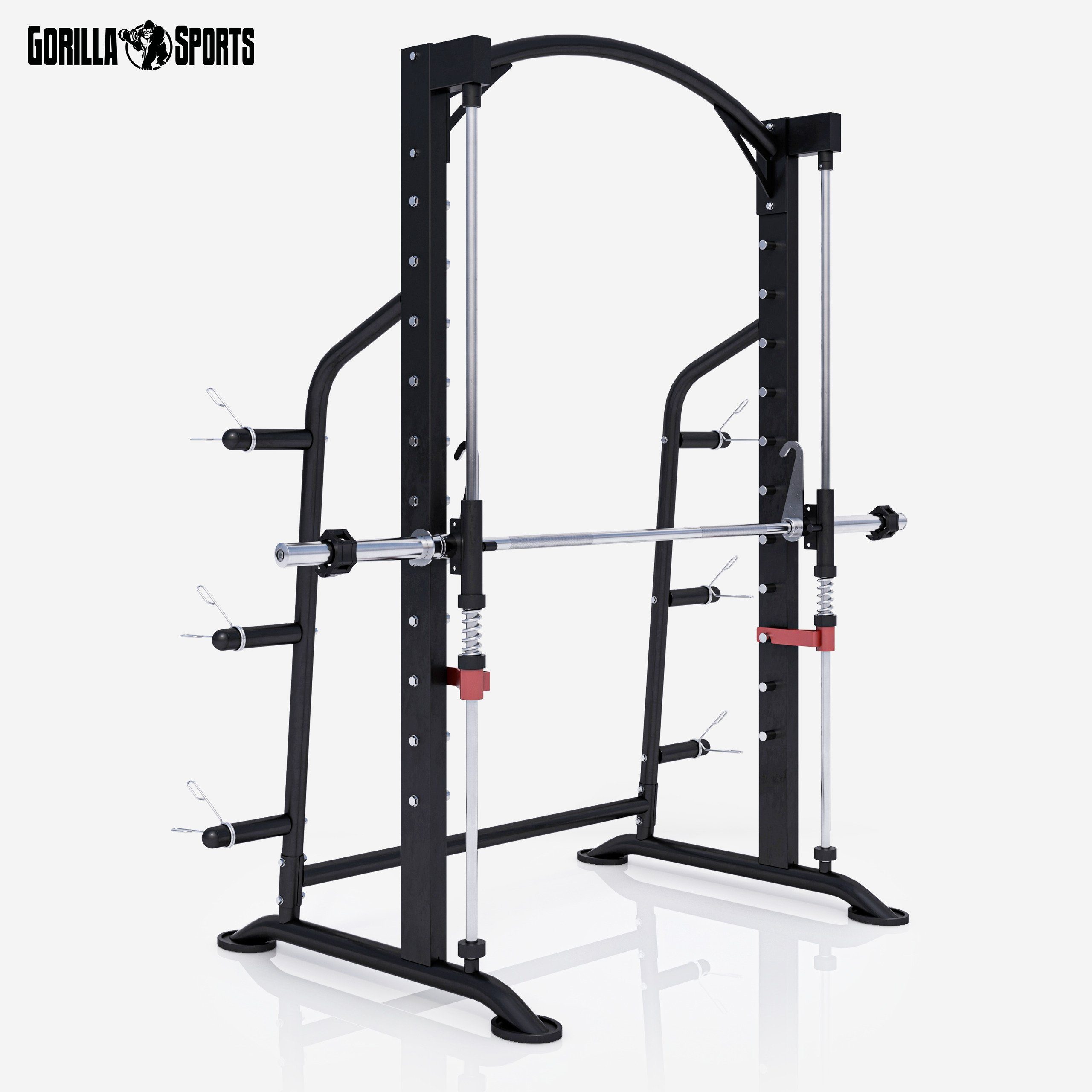 GORILLA SPORTS Squat Rack Multipresse Power Rack Schwarz, (1-tlg)