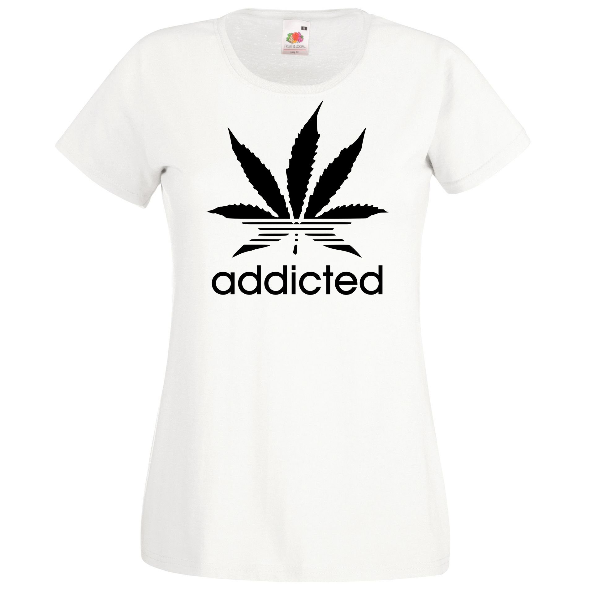 Youth Designz T-Shirt Addicted Damen T-Shirt günstig online kaufen