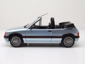 Solido Modellauto Peugeot 205 CTI Cabrio 1989 hellblau metallic Modellauto 1:18 Solido, Maßstab 1:18