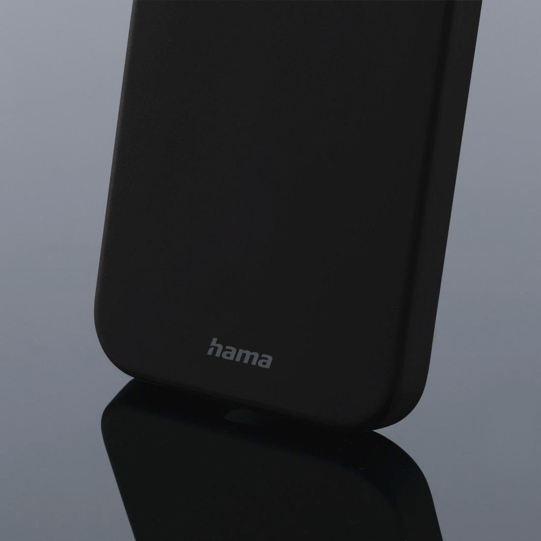 Hama Smartphone-Hülle Cover MagCase Finest Pro 14 Apple PRO f. iPhone Feel Smartphonehülle schwarz