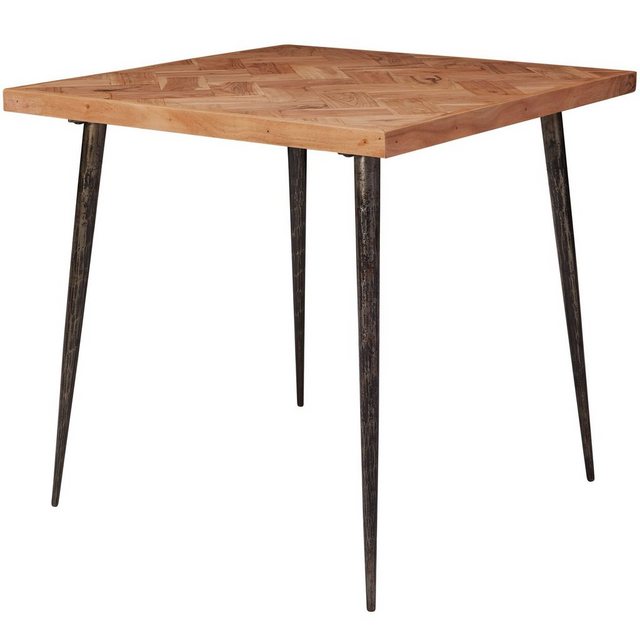 Esstisch »SuVa13351_1«, Esszimmertisch Massivholz Akazie / Metall Industrial Esstisch Massiv Küchentisch Holztisch Esszimmer Speisetisch Holz Esstisch »SuVa13351_1«, Esszimmertisch Massivholz Akazie / Metall Industrial Esstisch Massiv Küchentisch Holztisch Esszimmer Speisetisch Holz