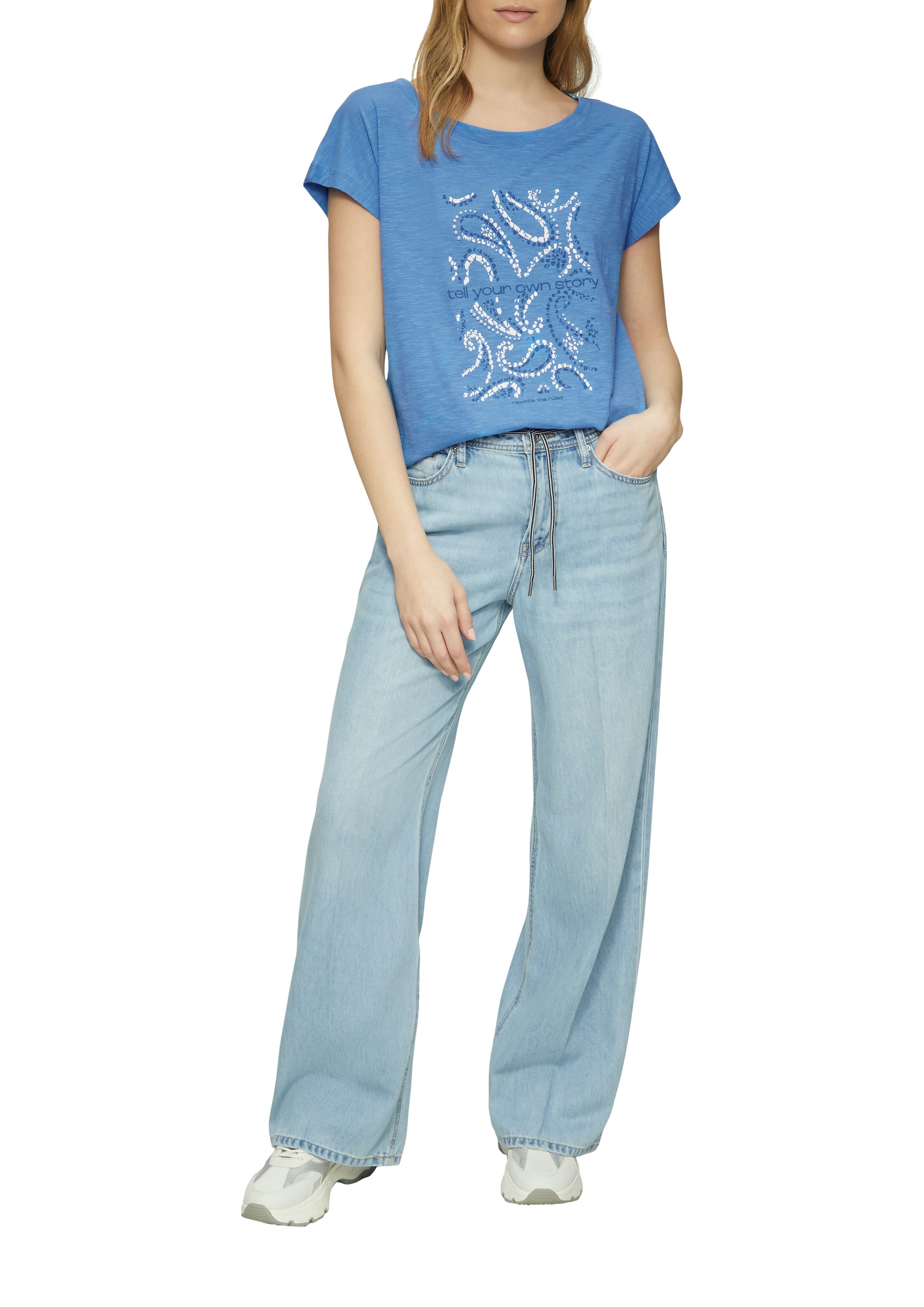 s.Oliver T-Shirt mit Artwork Print günstig online kaufen