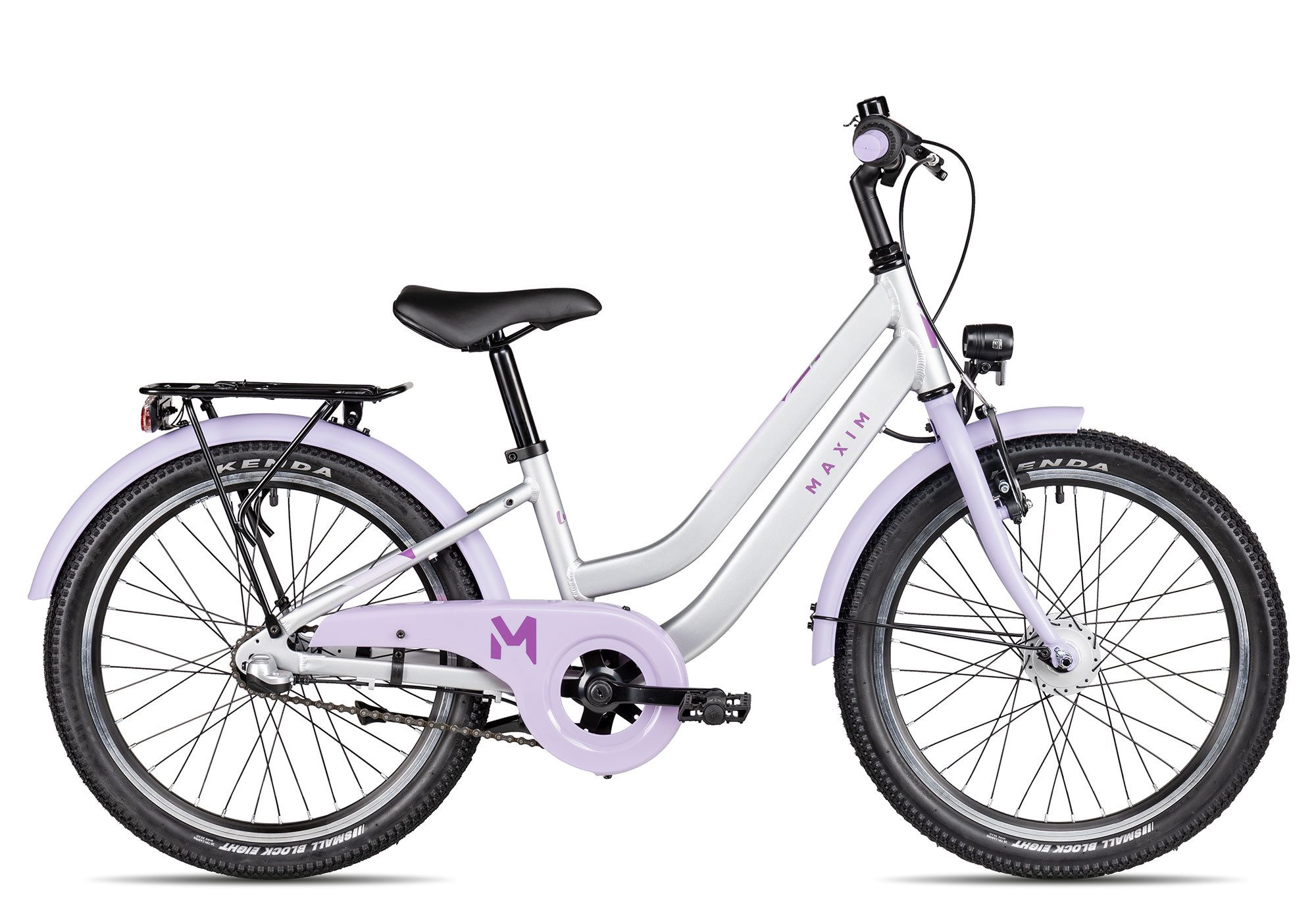 Maxim Kinderfahrrad Luna 20-3, 3 Gang Shimano Nexus SG-3C41 Schaltwerk, Nabenschaltung Rücktritt, Nabenschaltung Rücktritt weiß