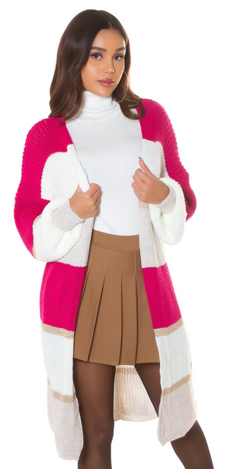 Cardigan pink Koucla Oversize Trendy Cardigan