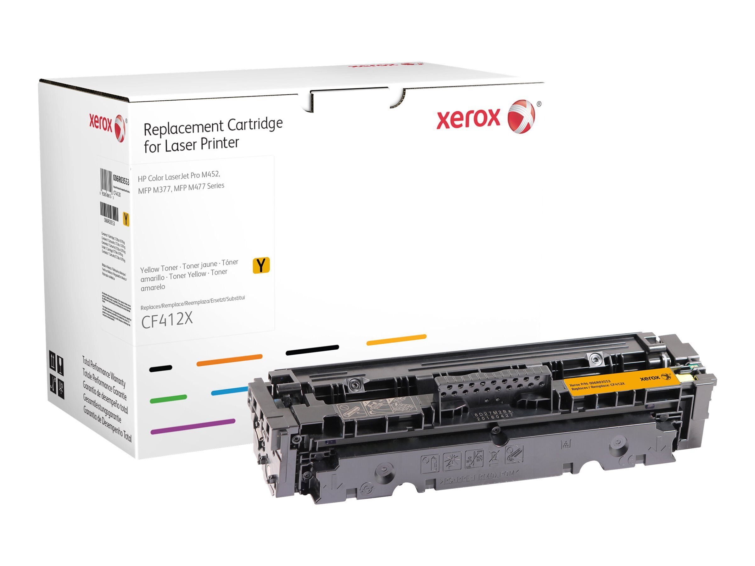 Xerox Tonerkartusche XEROX XRC Toner Gelb CF412X 5.200 Seiten aequivalent zu HP 410X fuer C