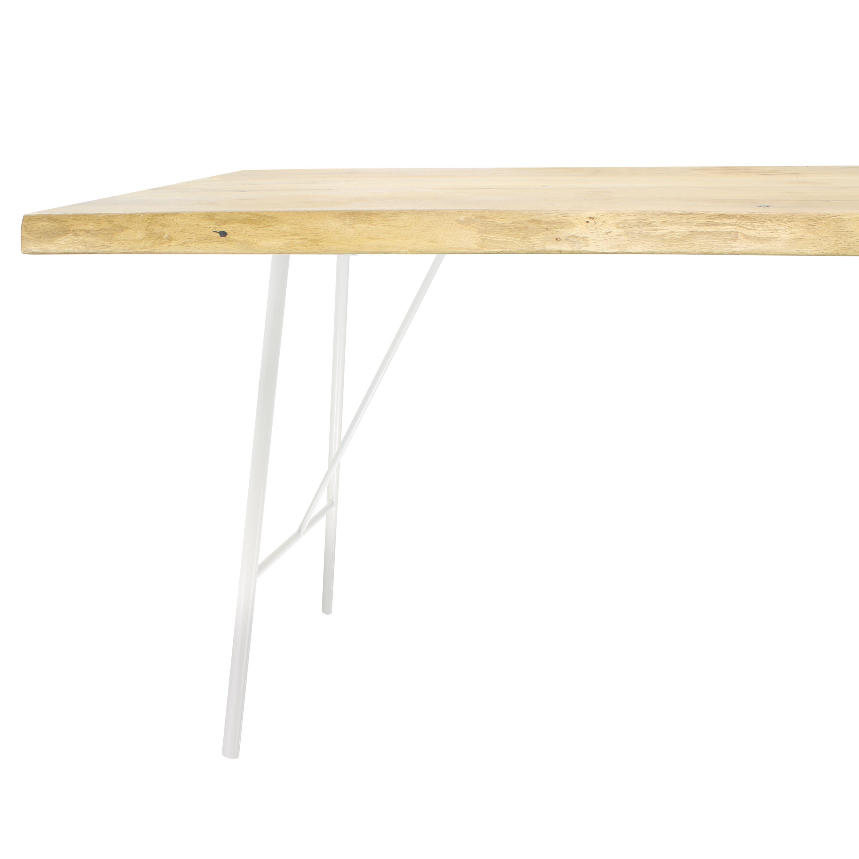 B71 Tischbein H72cm, FILIGREE, sehr Goods Weiß belastbar, x Natural Möbelbeine, Massiv, Berlin Tischgestell,