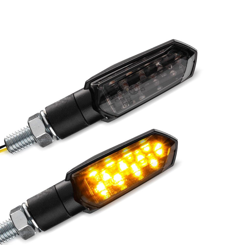 Lumitecs Blinker LED Blinker für Aprilia SX 125 / RX 125 E-Prüfzeichen TX10 schwarz get