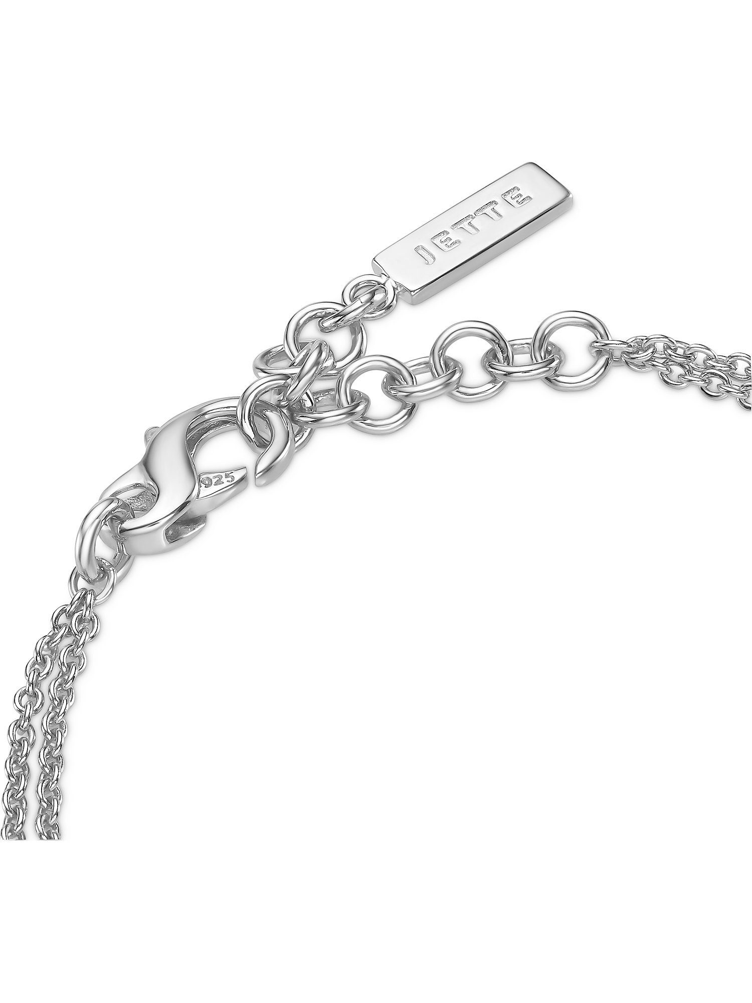 Damen-Armband JETTE JETTE Zirkonia, Silber 925er Armband modern 30