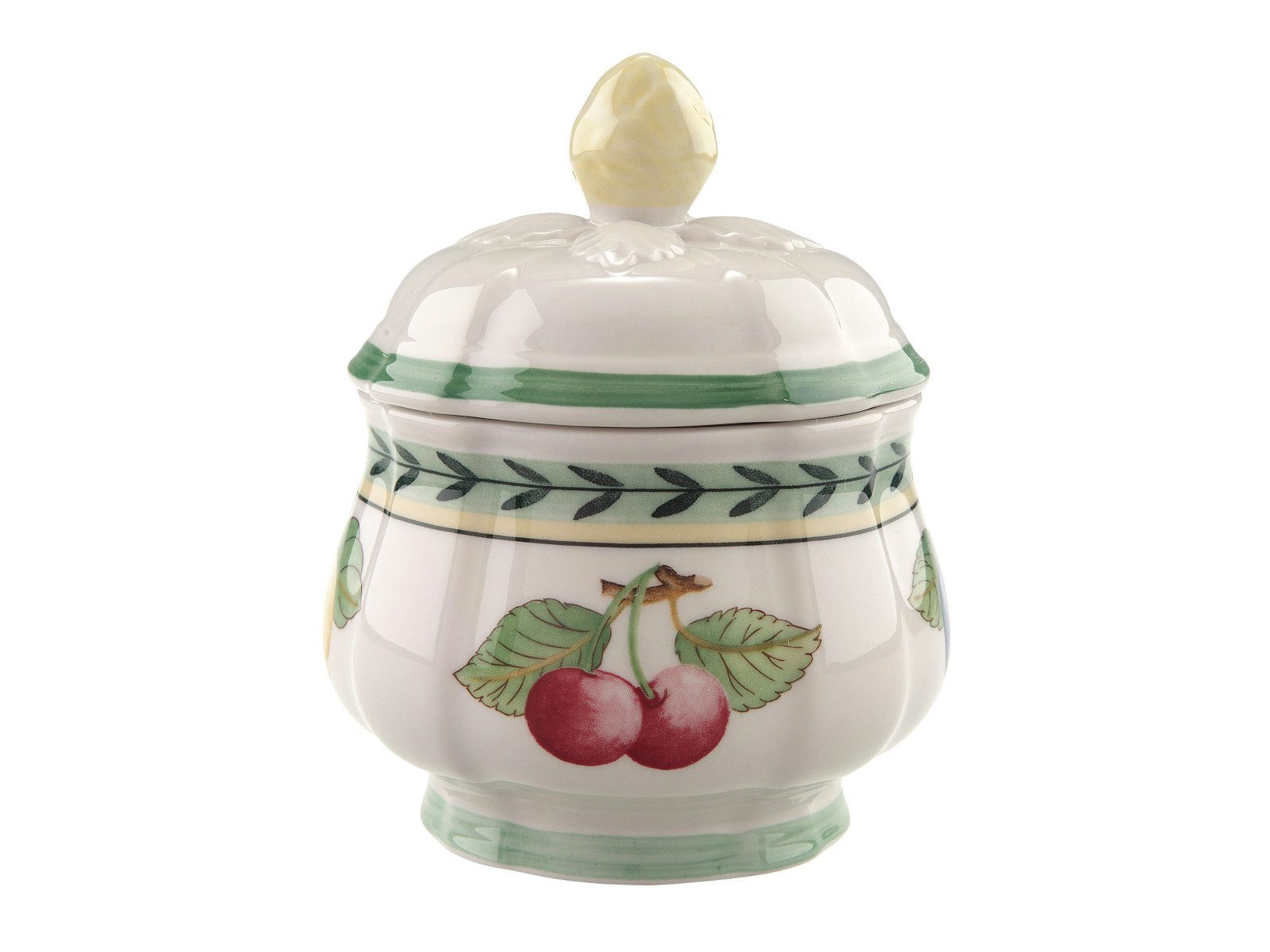 Villeroy & Boch Zuckerdose French Garden Fleurence Zuckerdose 0,2 l, Premium Porcelain