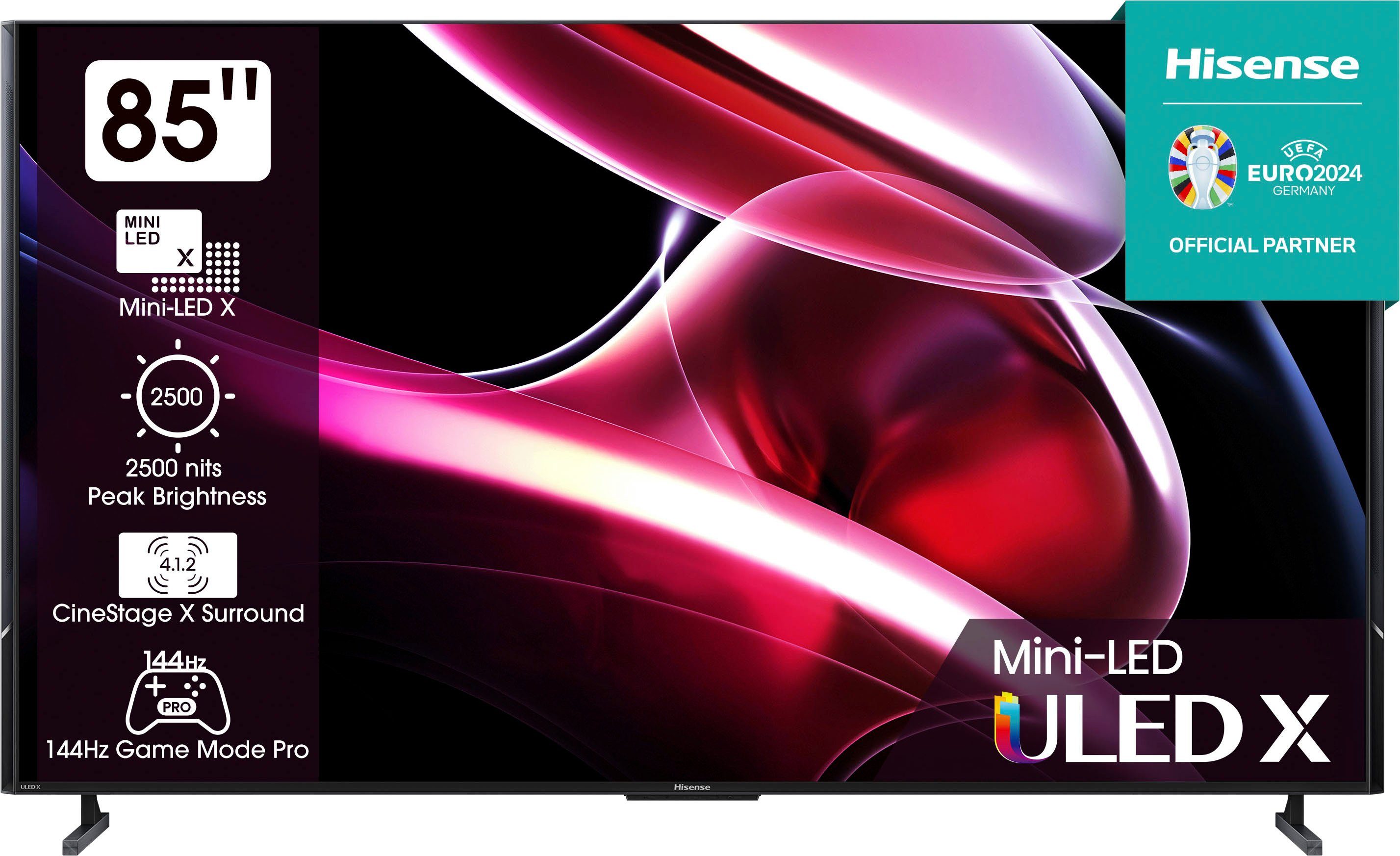 Hisense 85UXKQ Mini-LED-Fernseher (215 cm/85 Smart-TV) Ultra HD, Zoll, 4K