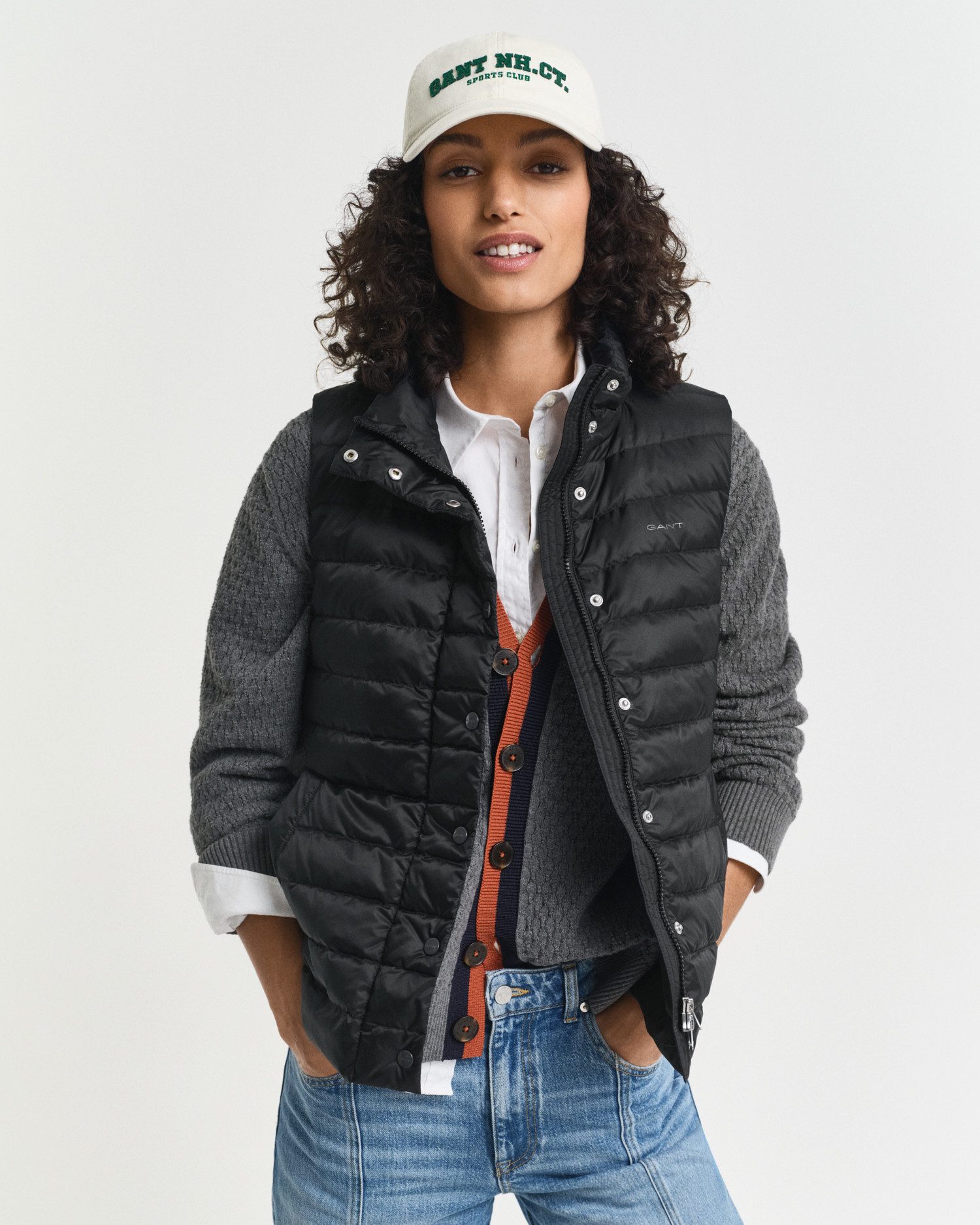 Gant Steppweste LIGHT DOWN VEST Regular fit mit Stehkragen