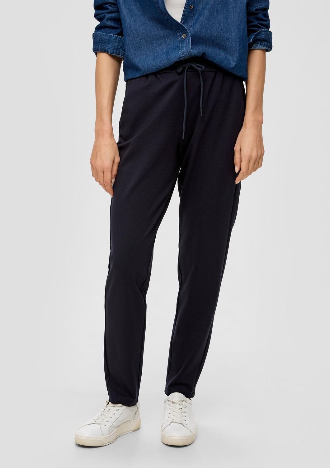 s.Oliver Jogginghose Jogg-Pant (1-tlg) Interlock-Jersey, Gummibund günstig online kaufen