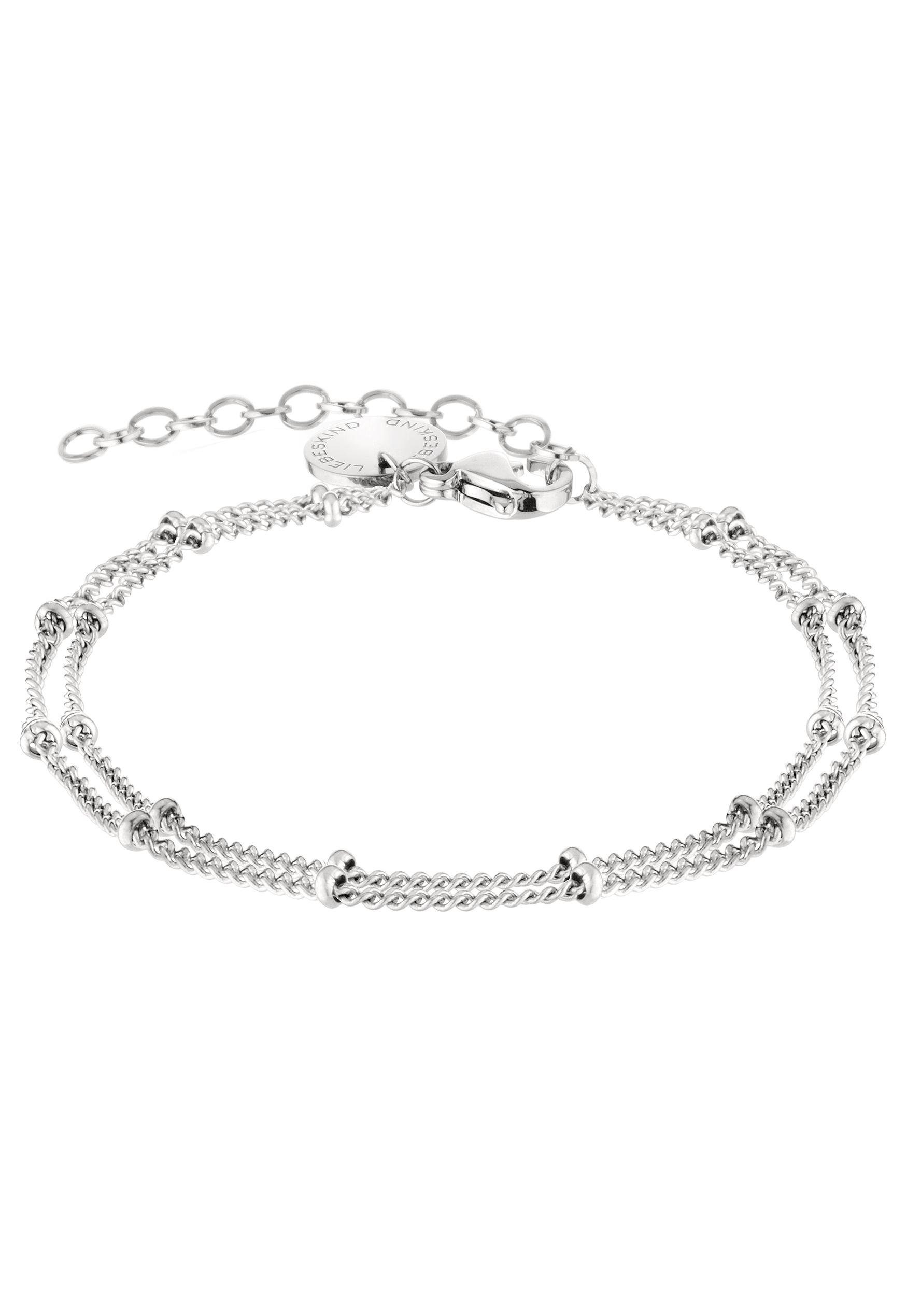 Liebeskind Berlin Edelstahlarmband LJ-0585-B-20, mit Zirkonia (synth)