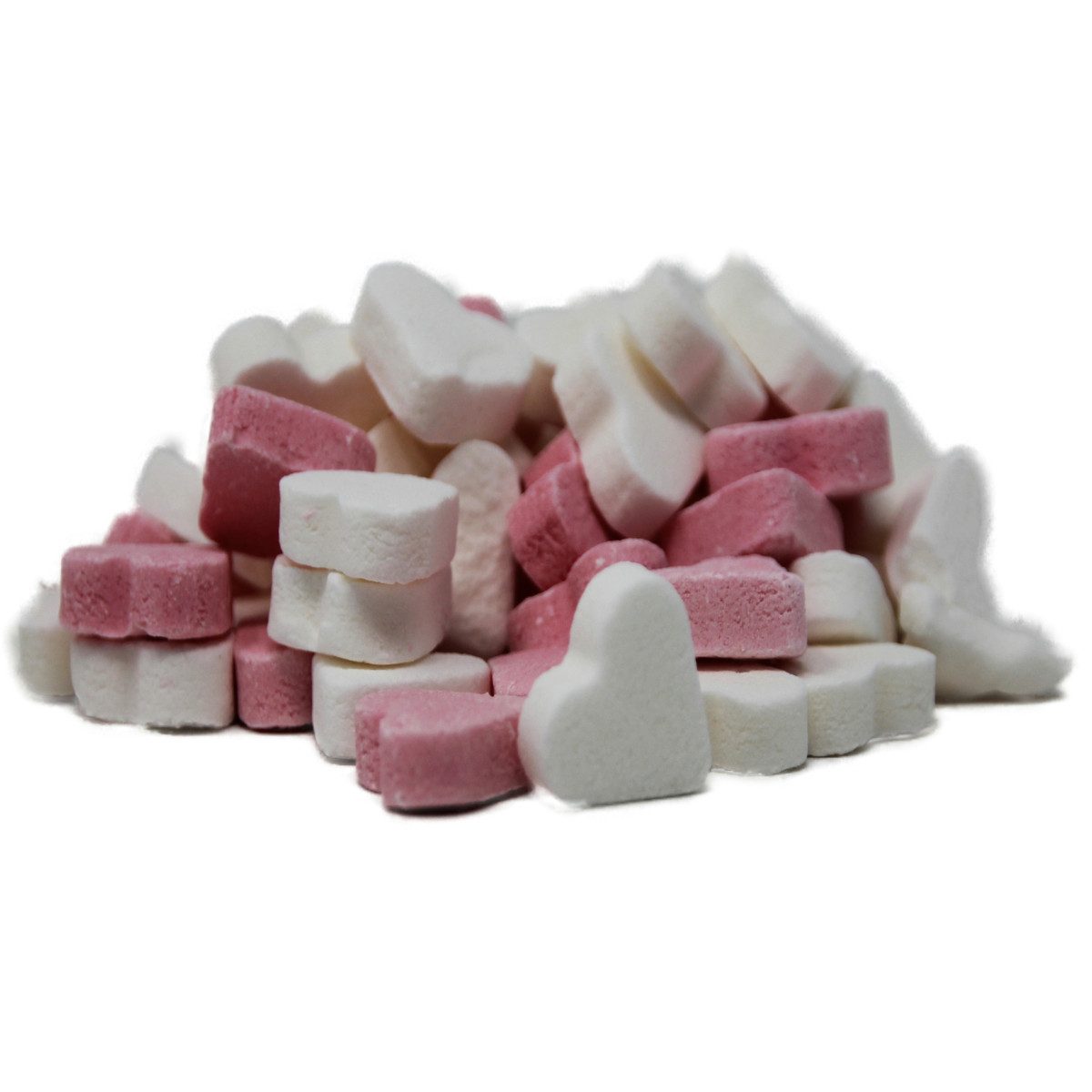 Fortuin Süßigkeit, Rosa Weiße Pfefferminz Herzen Pfefferminzbonbons in Herzform 1000g